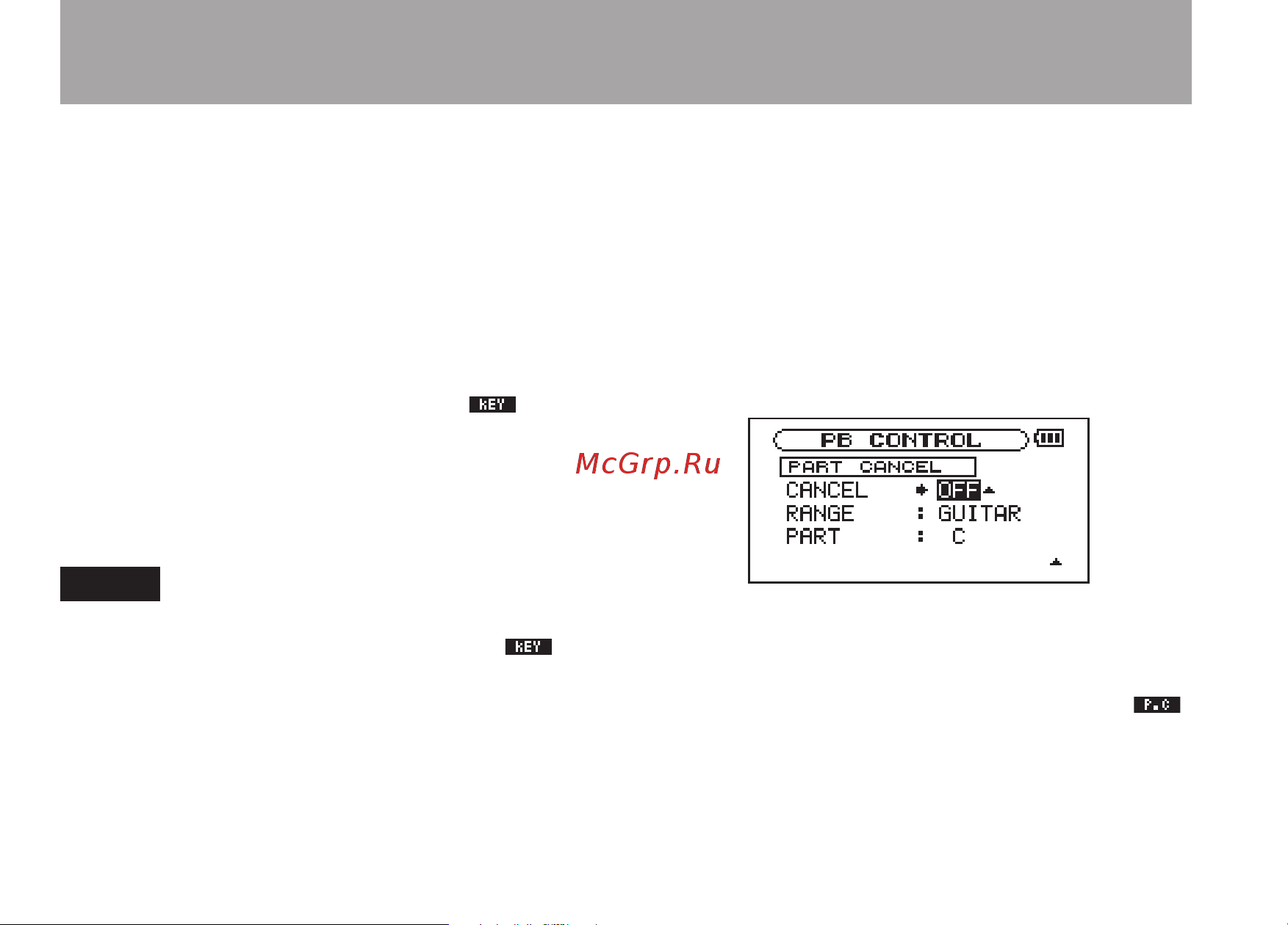 Tascam GT-R1 [68/112] Special playback control functions