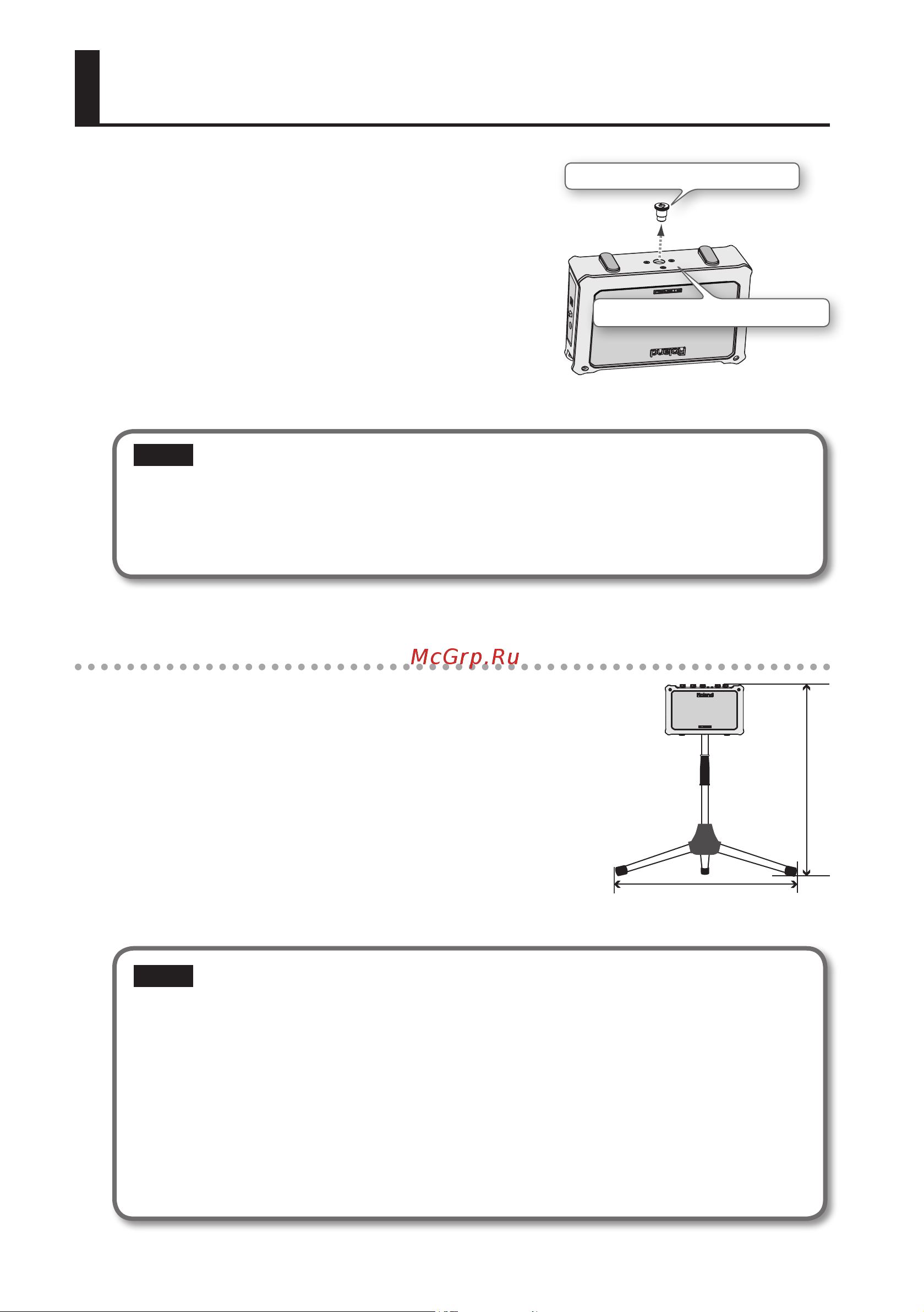Roland Mobile BA [58/116] Montaggiosuastapermicrofono