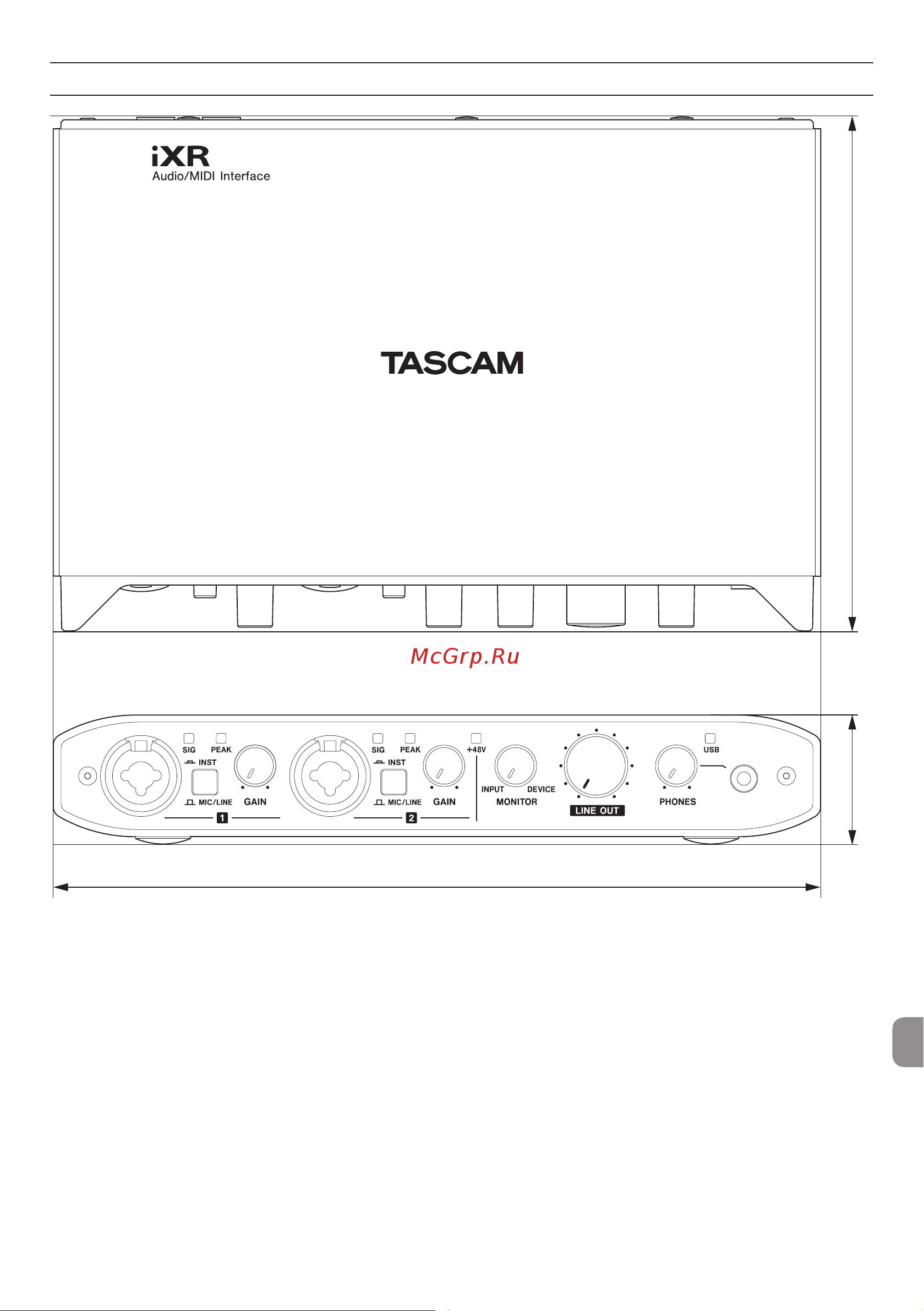 Tascam iXRTP [89/92] 法図