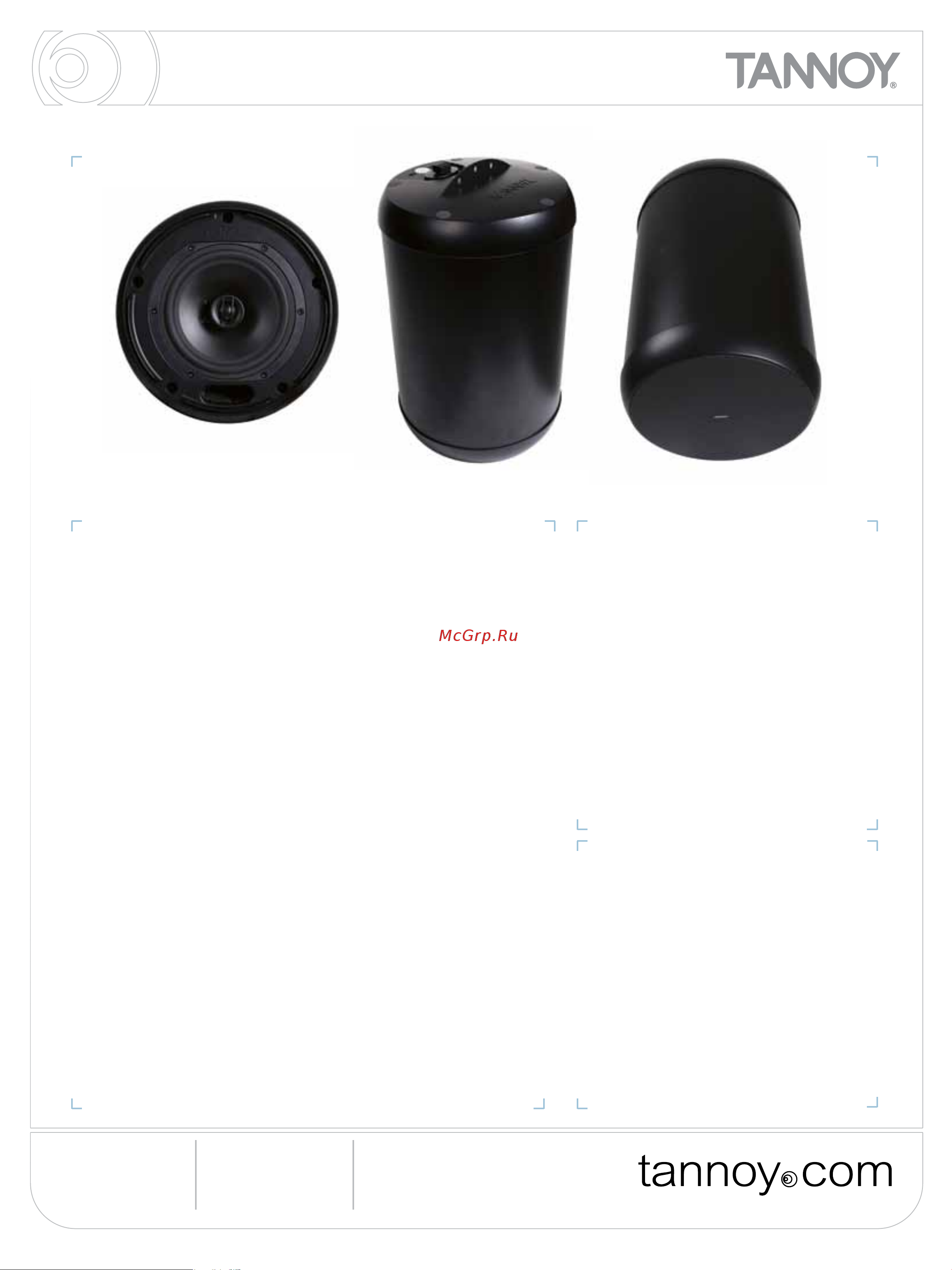 Tannoy OCV 6-WH Руководство по эксплуатации онлайн