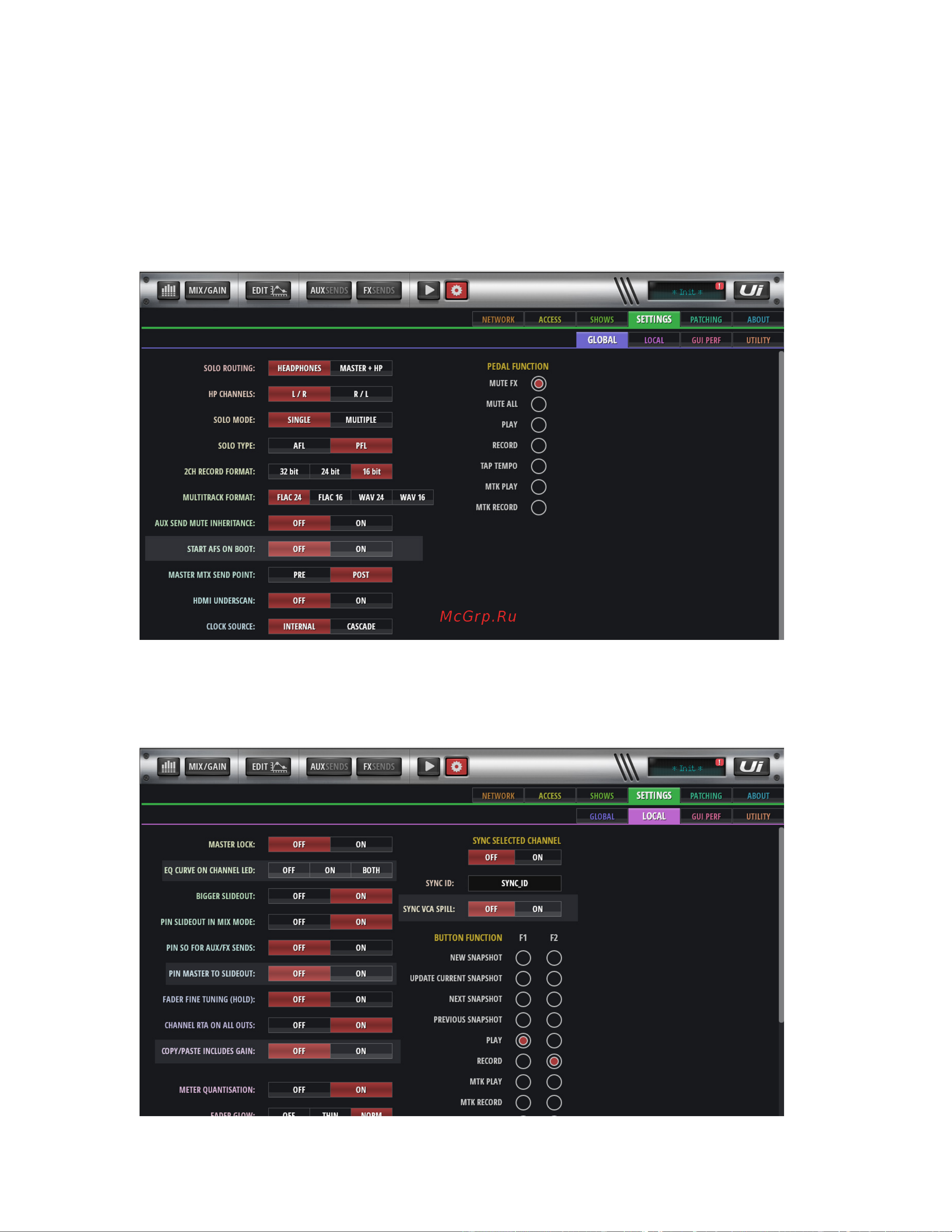 Soundcraft Ui24R [10/29] User guide addendum v2 for ui24r