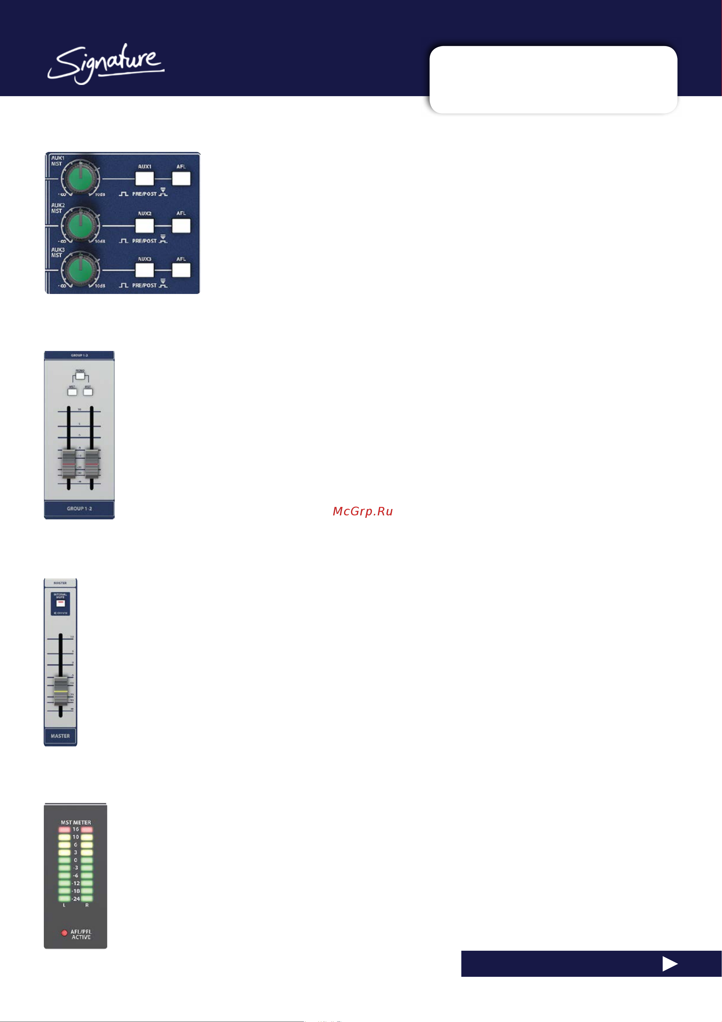Soundcraft Signature 10 [16/55] Parts of the console
