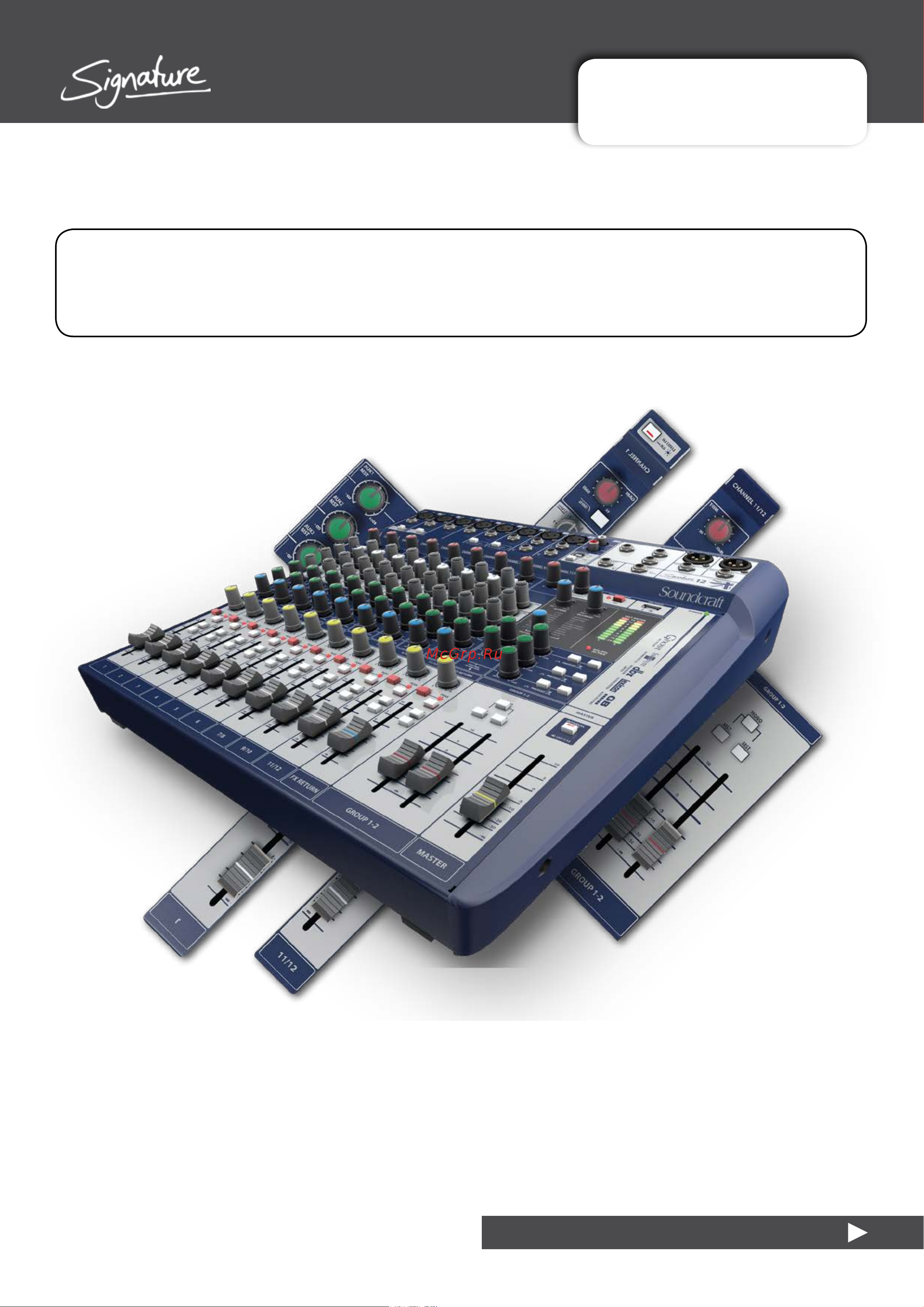 Soundcraft Signature 12 [30/55] Channel controls