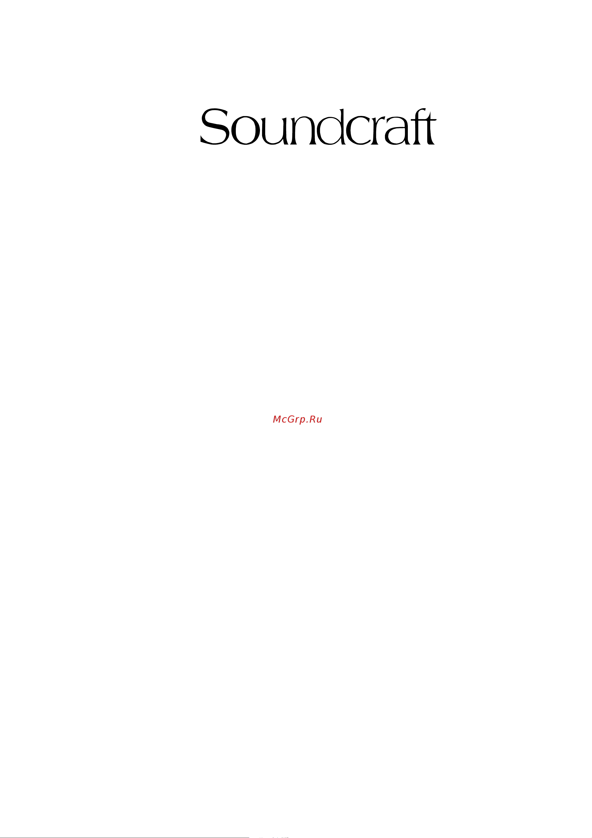 Soundcraft MSB-32 Cat5 Mini Stagebox 32 (3U) Руководство по эксплуатации онлайн