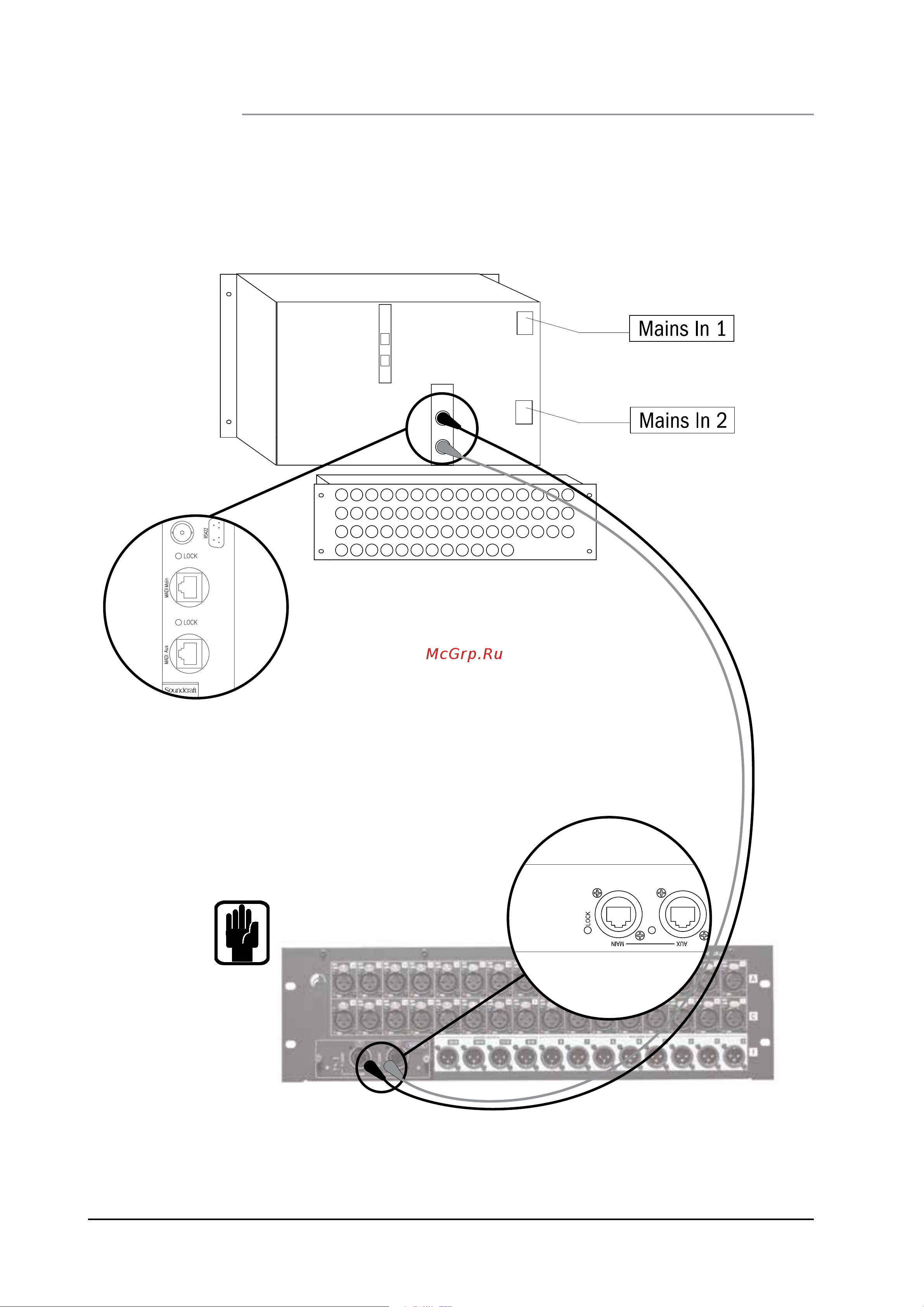 Soundcraft MSB-32 Cat5 Mini Stagebox 32 (3U) [12/20] Connecting it up