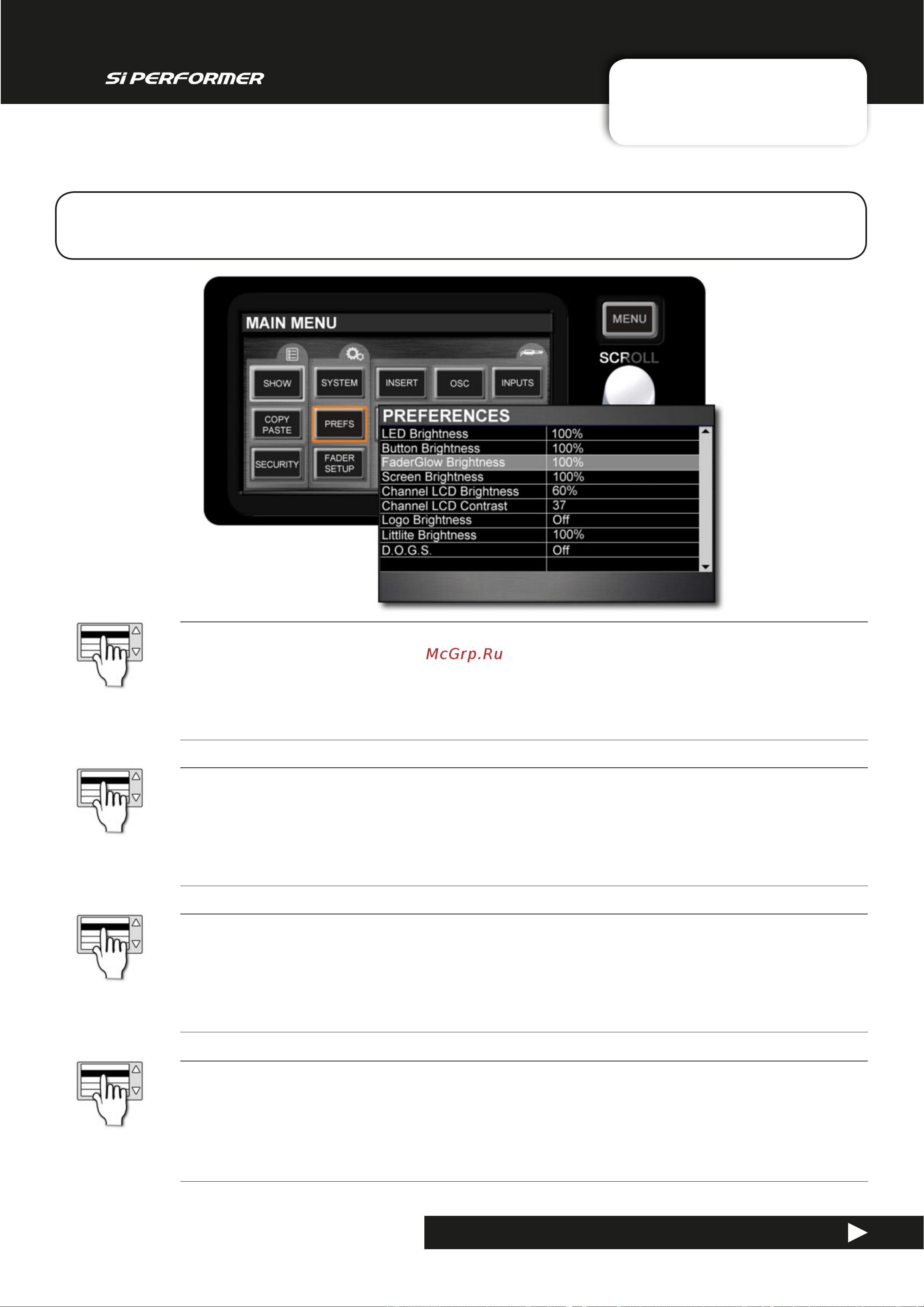 Soundcraft Si Performer 1 [114/135] Preferences