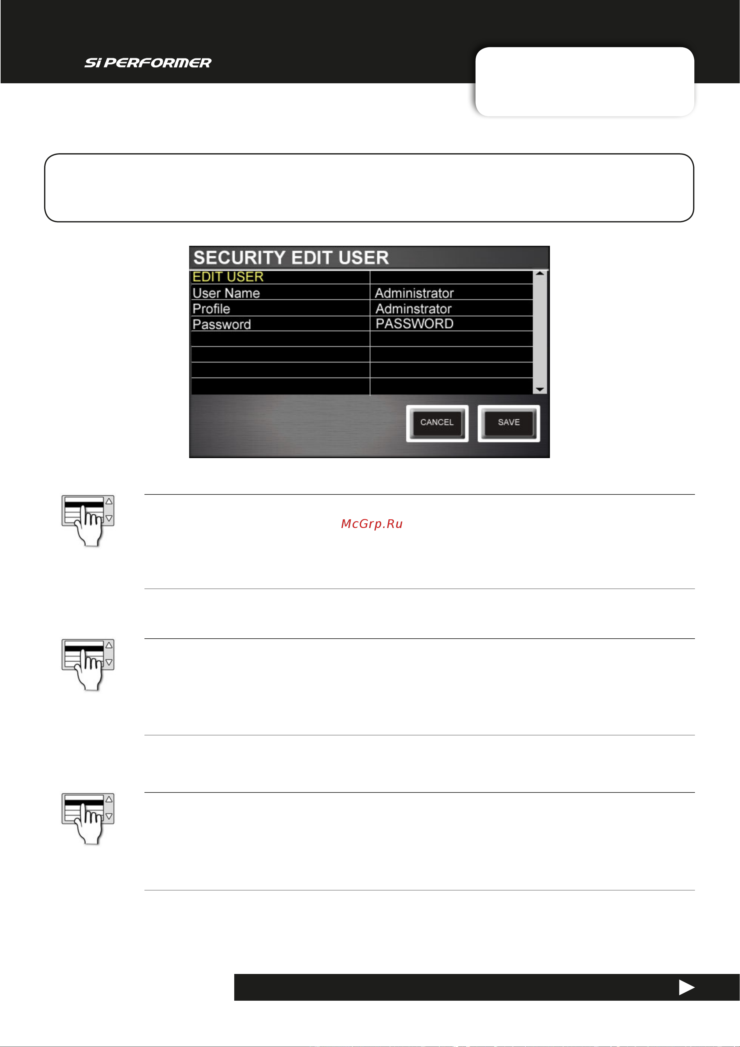 Soundcraft Si Performer 1 [122/135] Add edit user