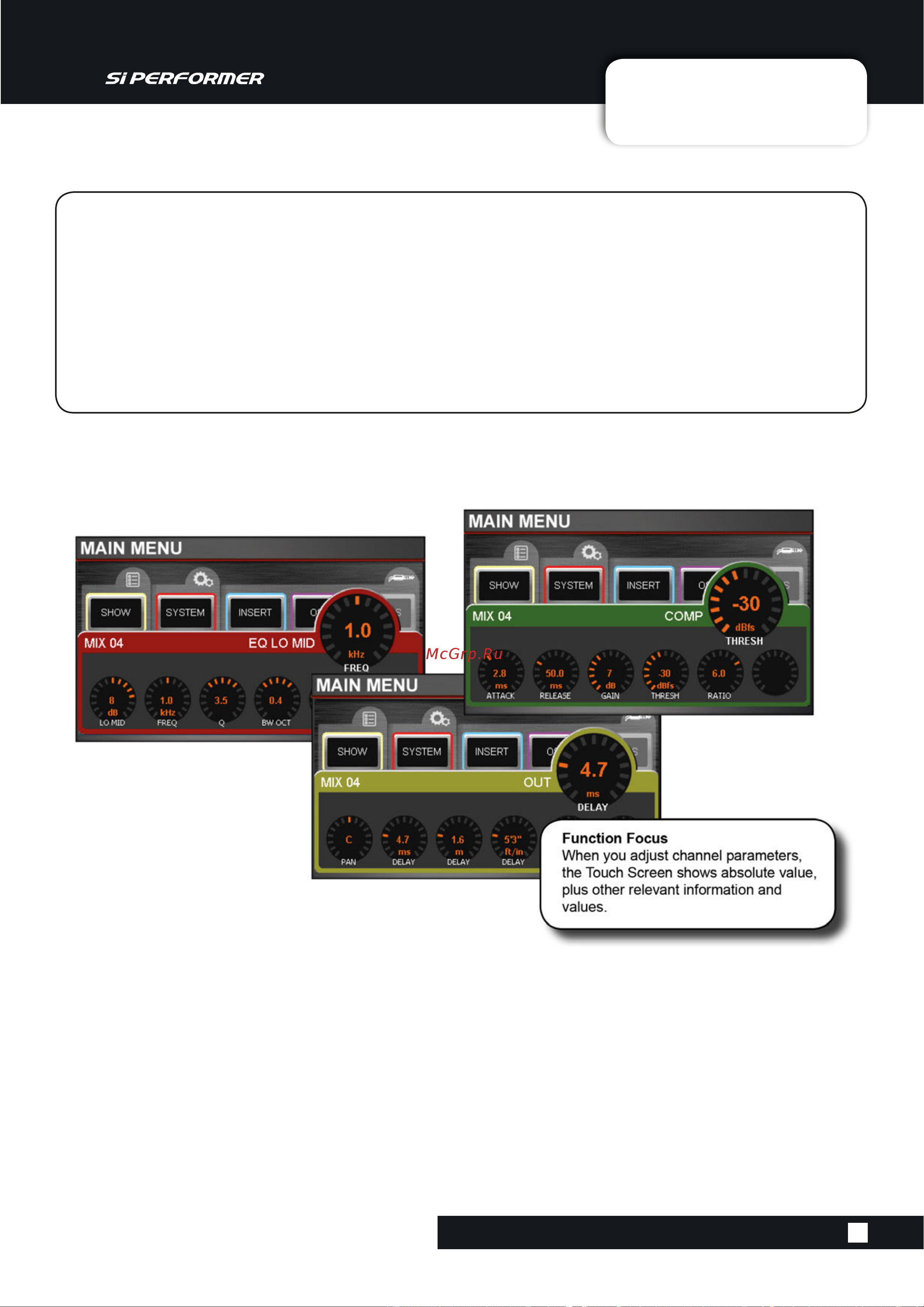 Soundcraft Si Performer 1 [54/135] Function focus