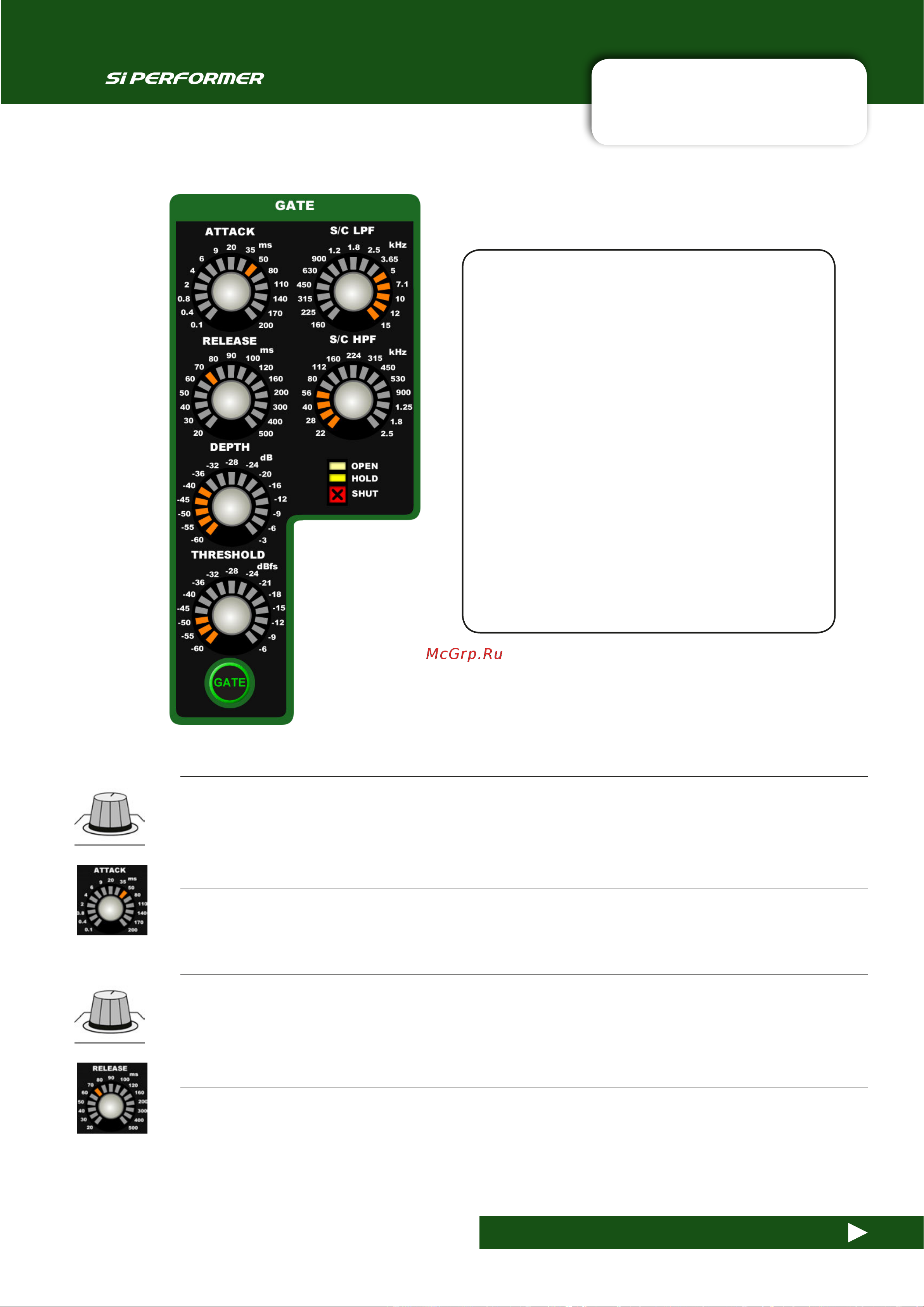 Soundcraft Si Performer 1 [58/135] Acs gate section