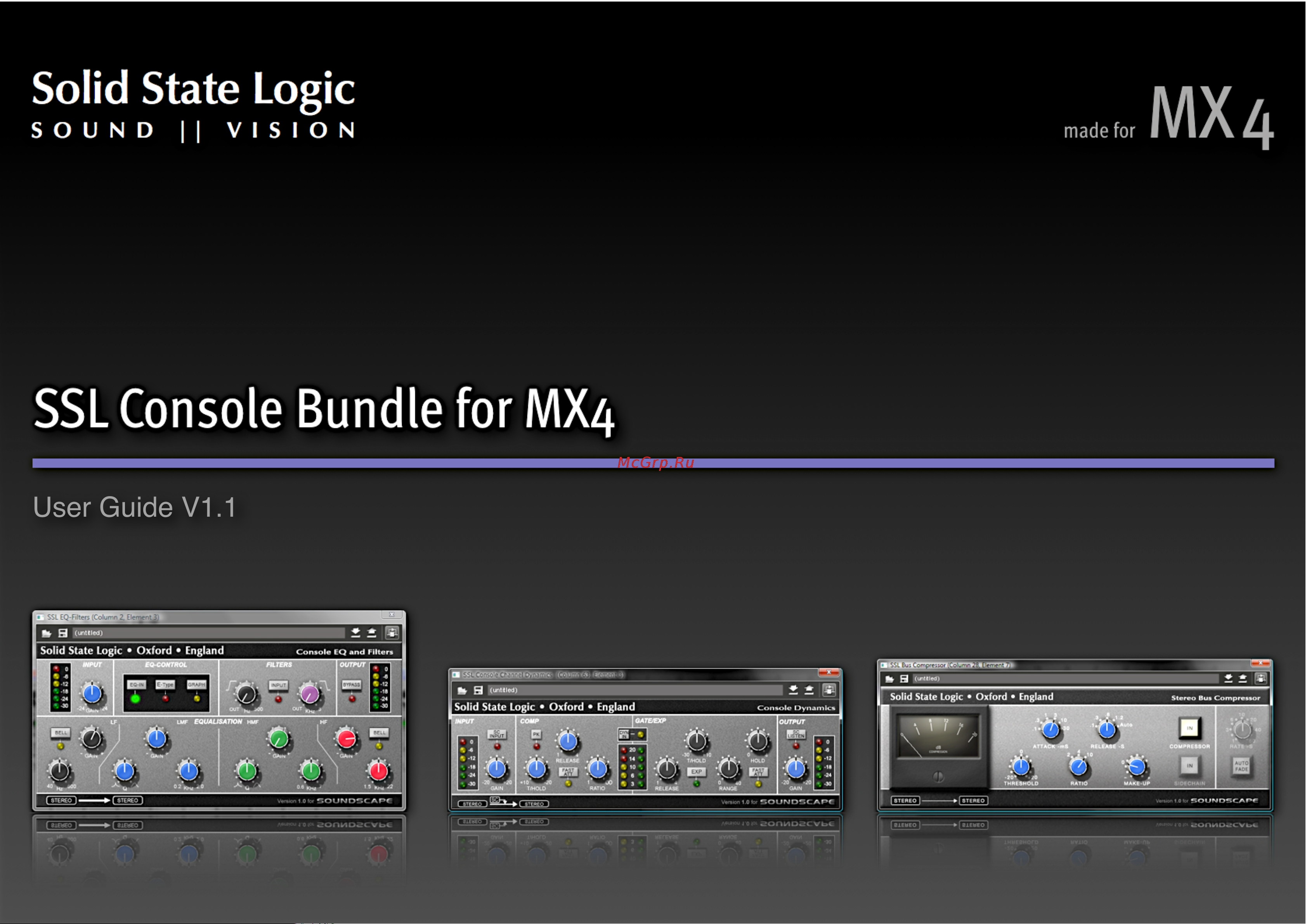 SOLID STATE LOGIC MX4 Руководство по эксплуатации онлайн