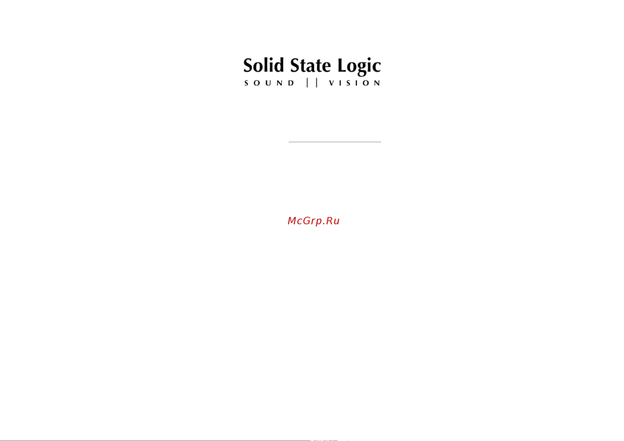 SOLID STATE LOGIC MadiXtreme 128 Руководство по эксплуатации онлайн [40/40] 776256