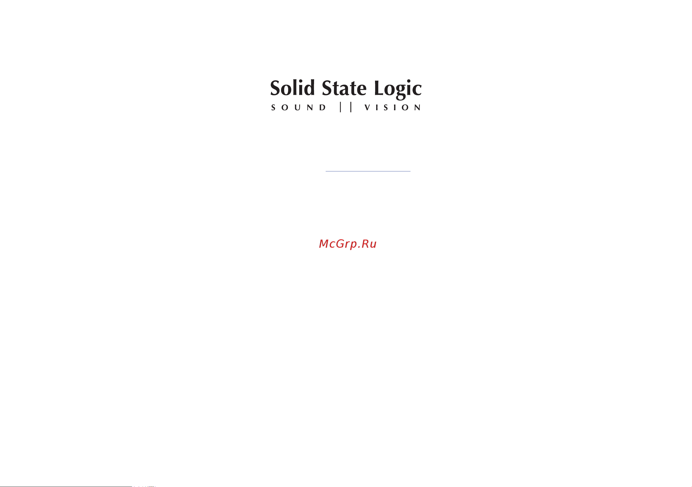 SOLID STATE LOGIC Alpha Link MX 16-4 IO Bundle Руководство по эксплуатации онлайн [52/52] 776260