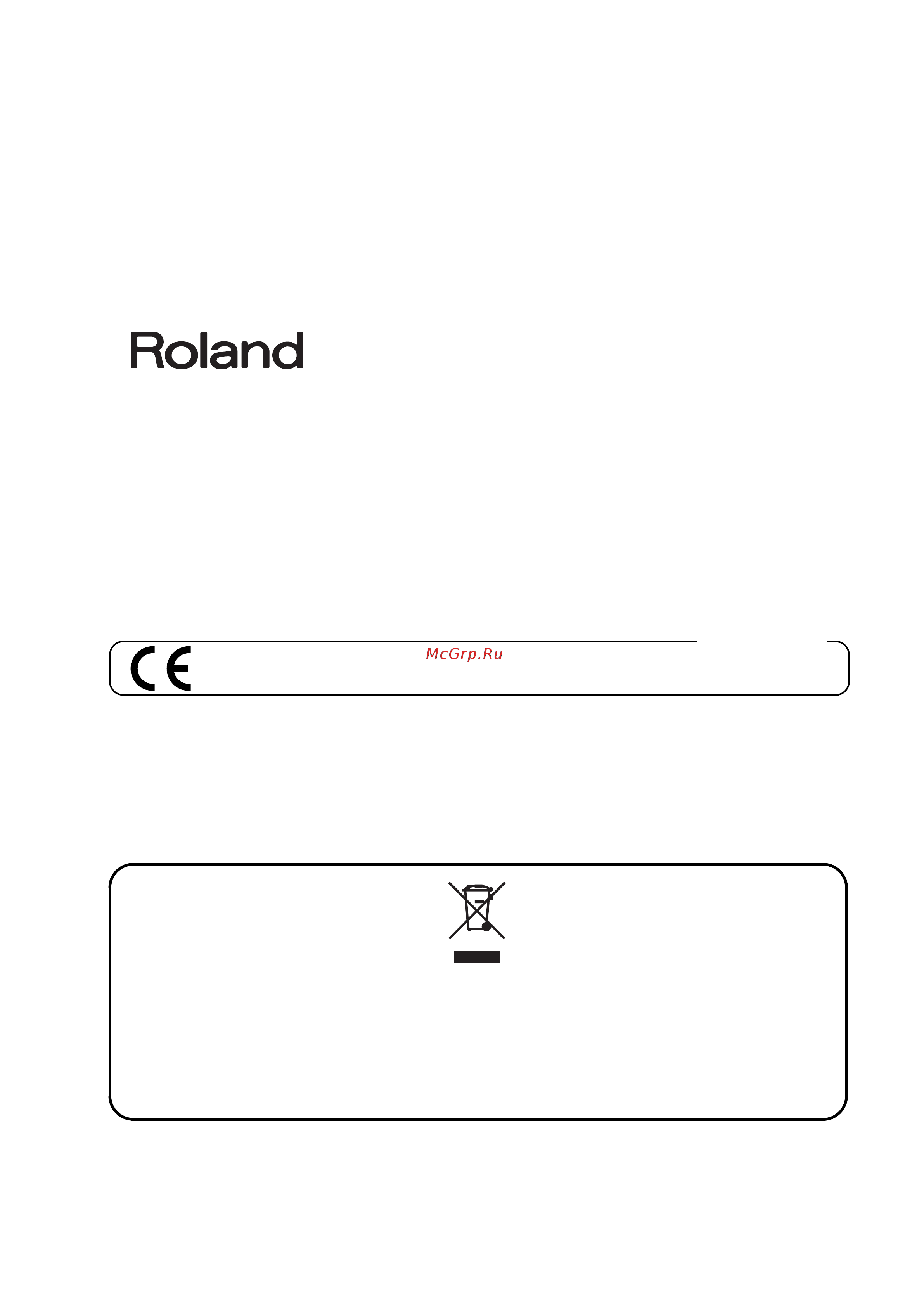 Roland FP-50 WH [60/61] Информация