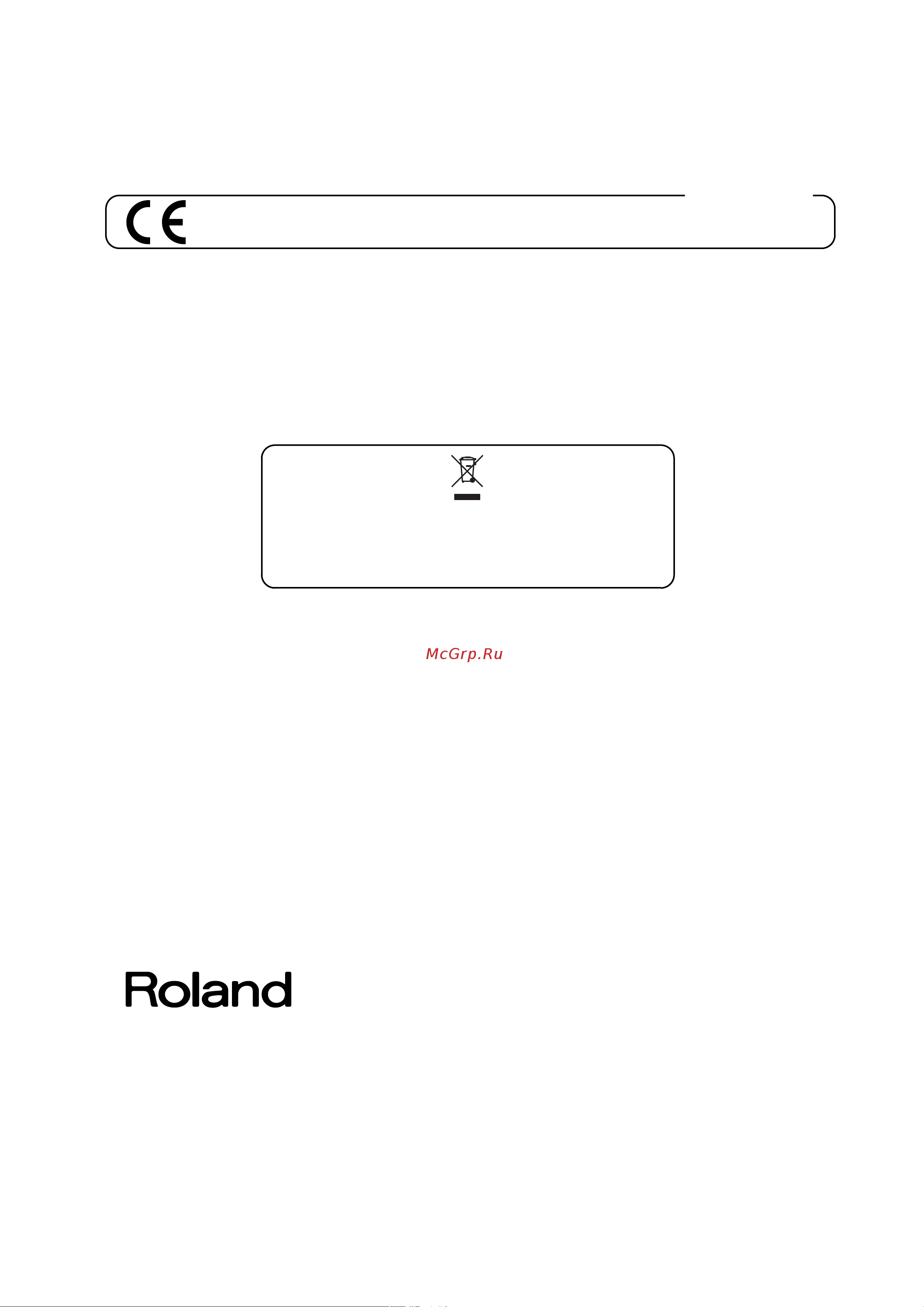 Roland FP-30 WH [13/13] Информация
