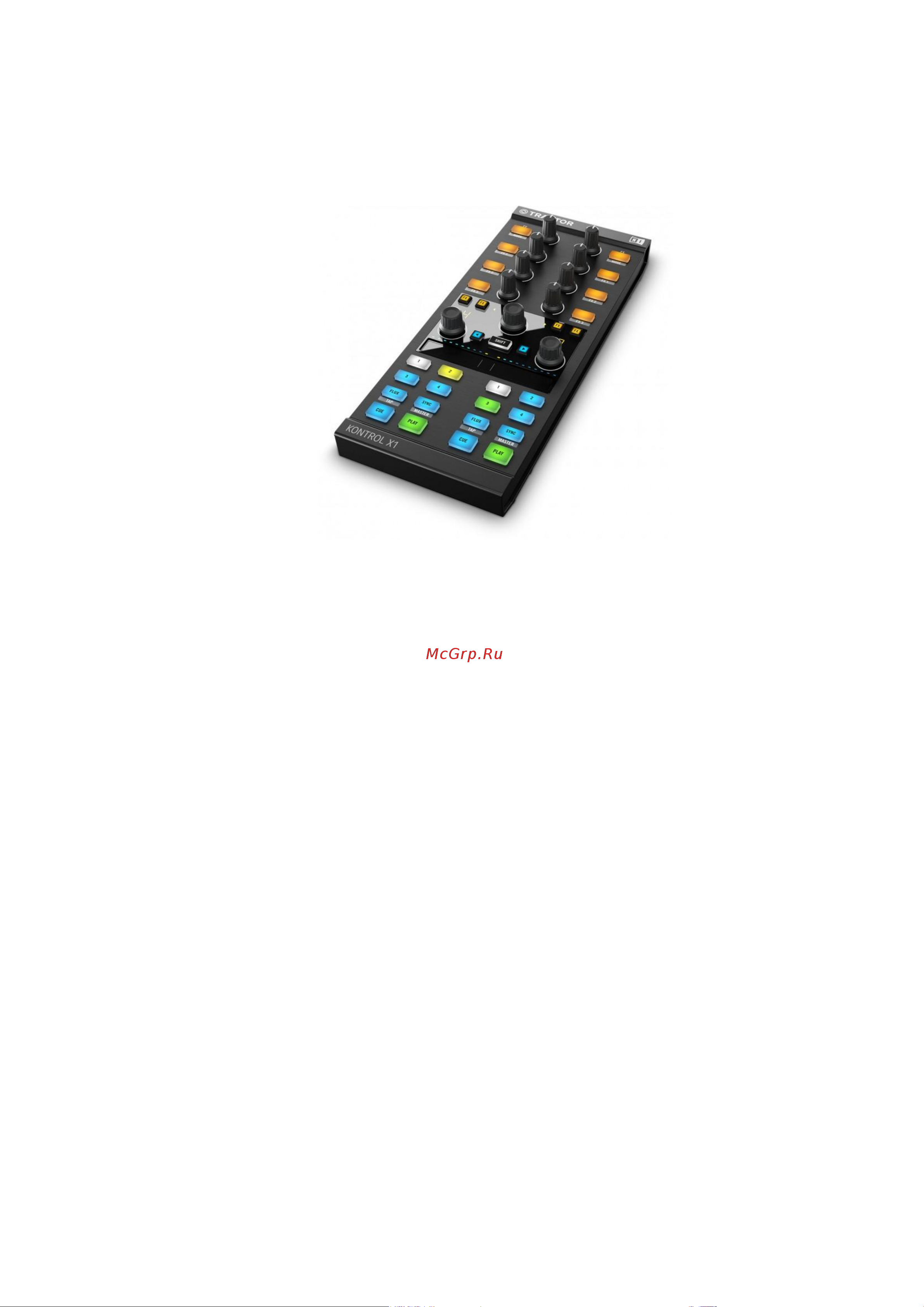 Native Instruments TRAKTOR KONTROL X1 MK2 Руководство по эксплуатации онлайн