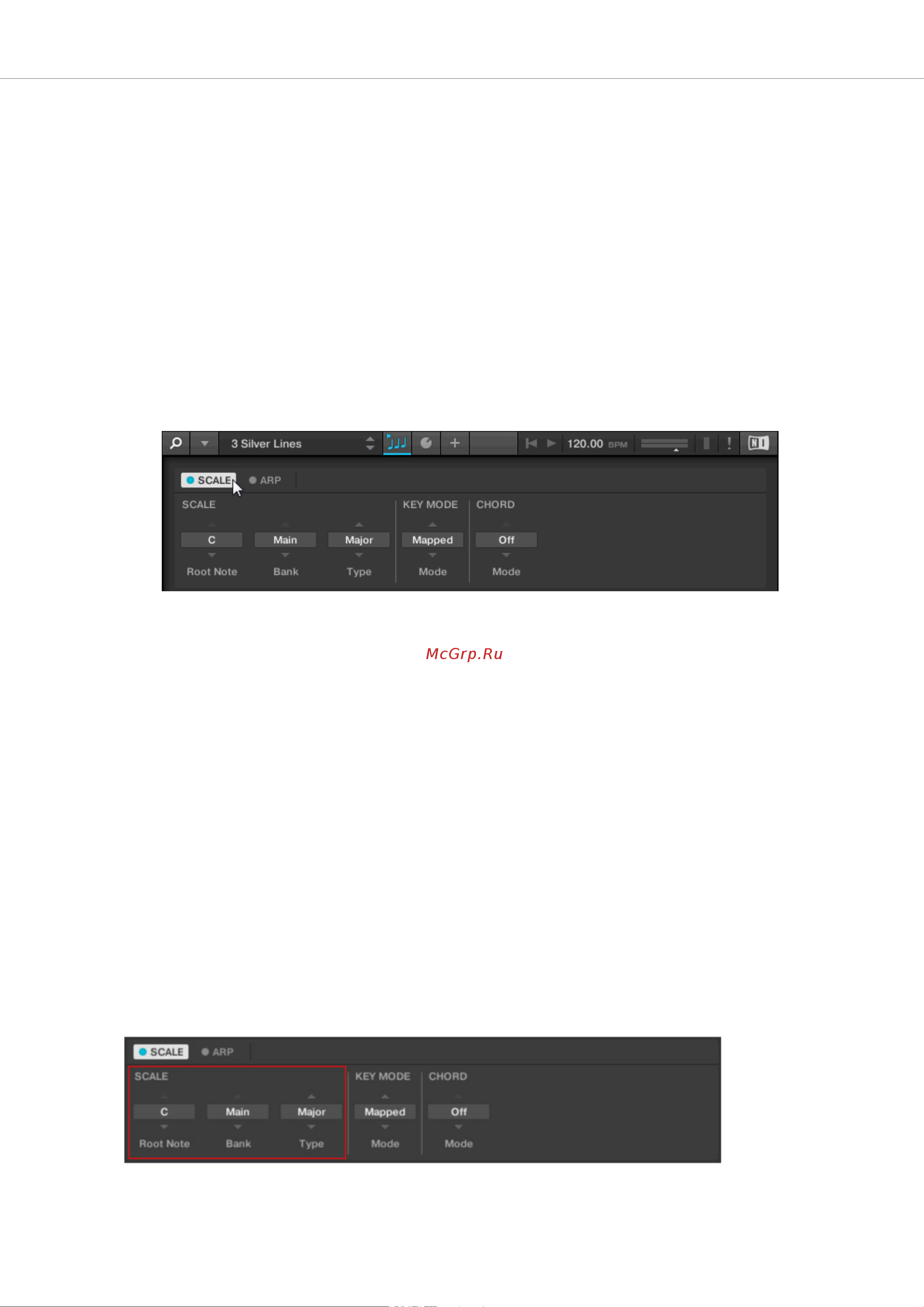 Native Instruments Komplete Kontrol A49 [103/141] Editing scales and chords