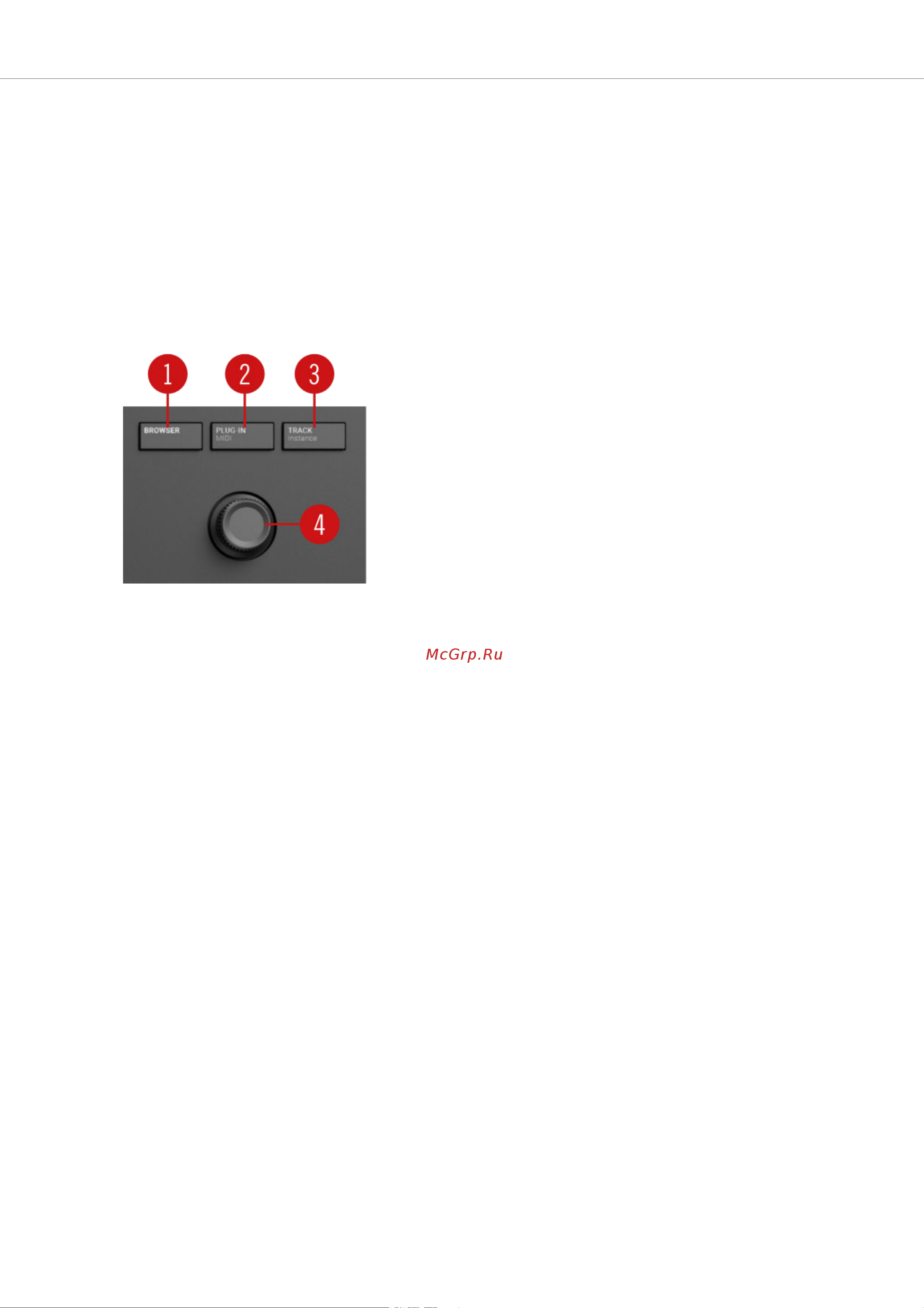 Native Instruments Komplete Kontrol A49 [39/141] Navigation and mode buttons