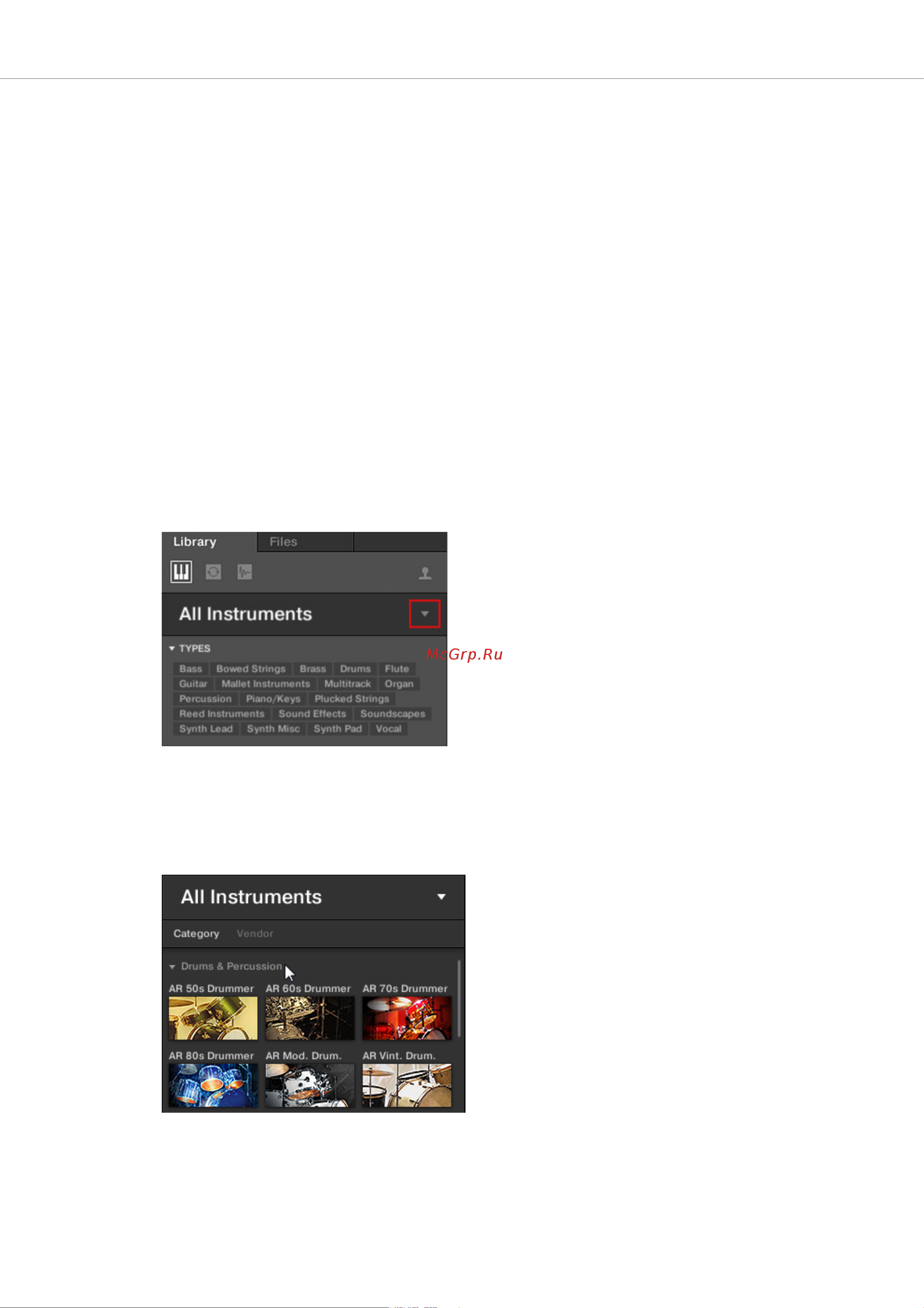 Native Instruments Komplete Kontrol A49 [62/141] Filtering preset files by product