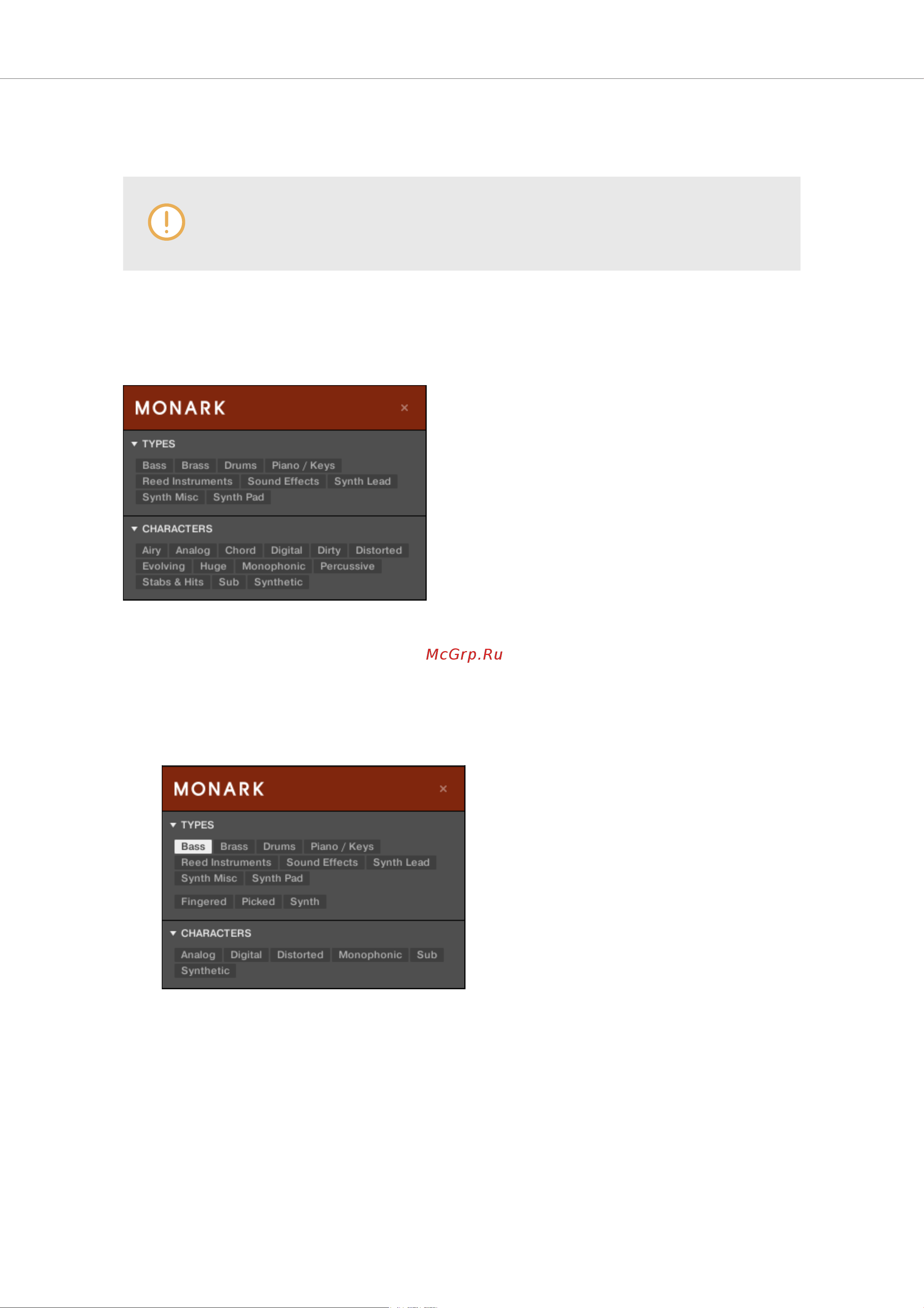 Native Instruments Komplete Kontrol A49 [68/141] Filtering preset files by types and characters