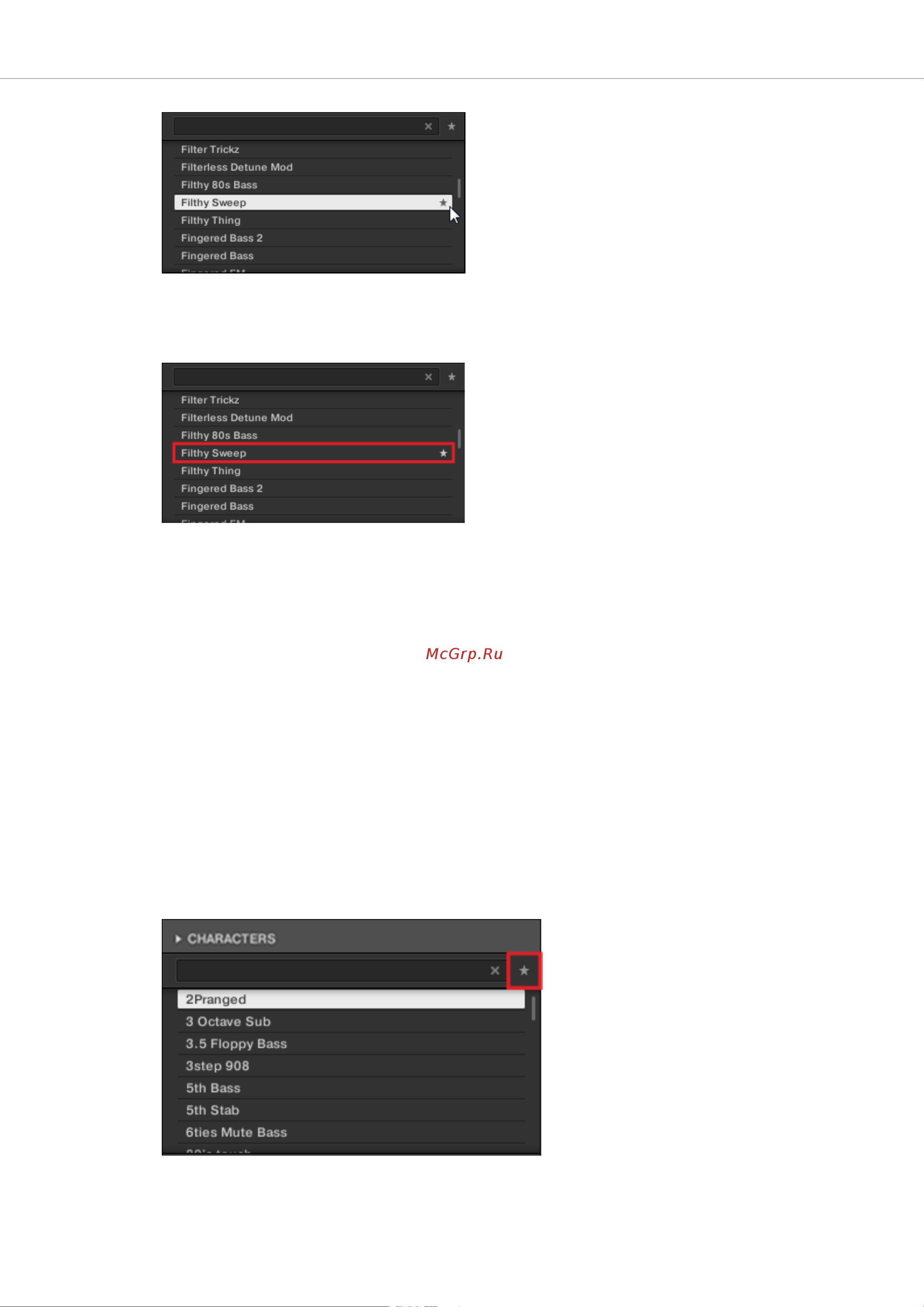 Native Instruments Komplete Kontrol A49 [71/141] Displaying favorites in the results list