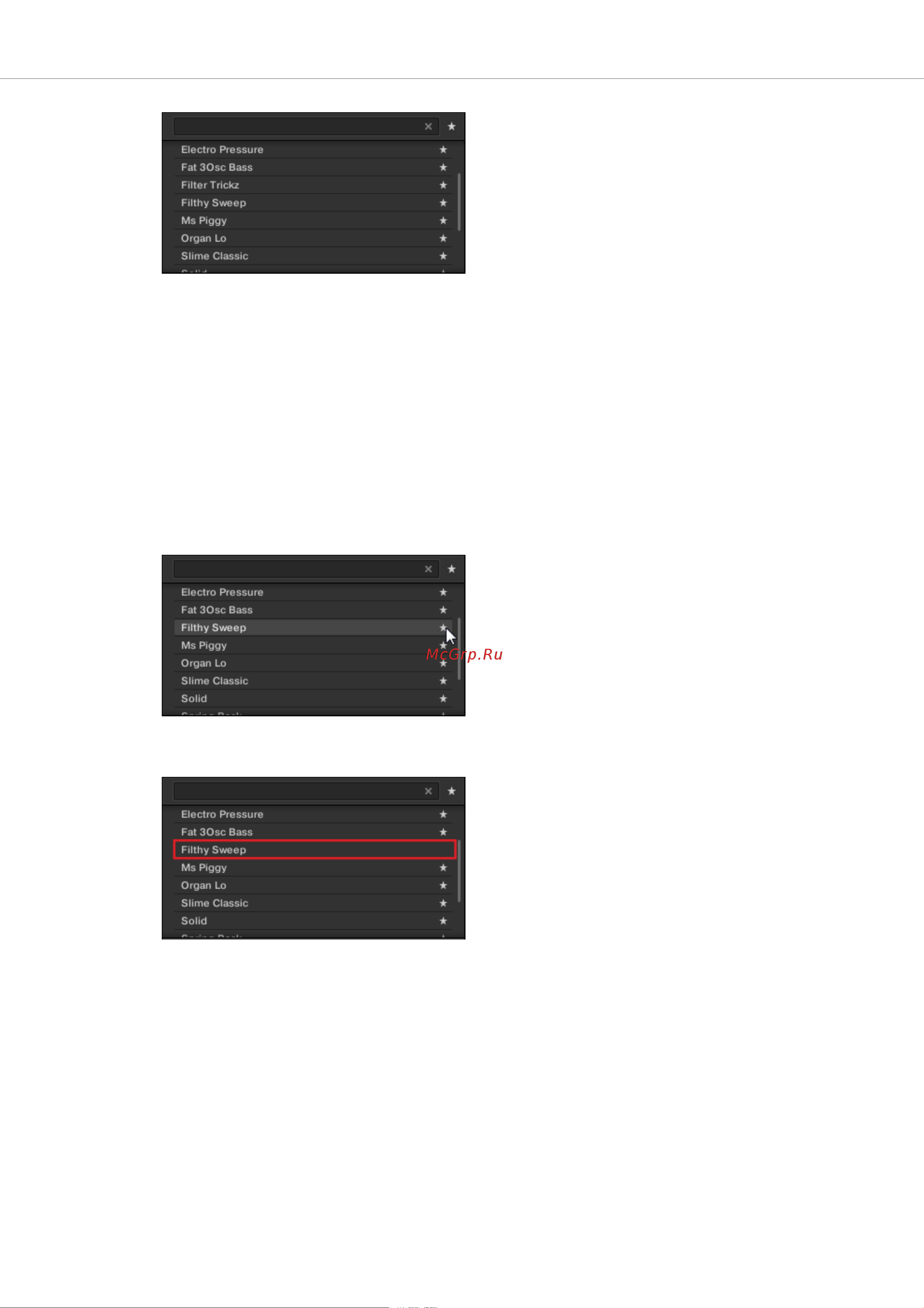 Native Instruments Komplete Kontrol A49 [72/141] Removing preset files from the favorites