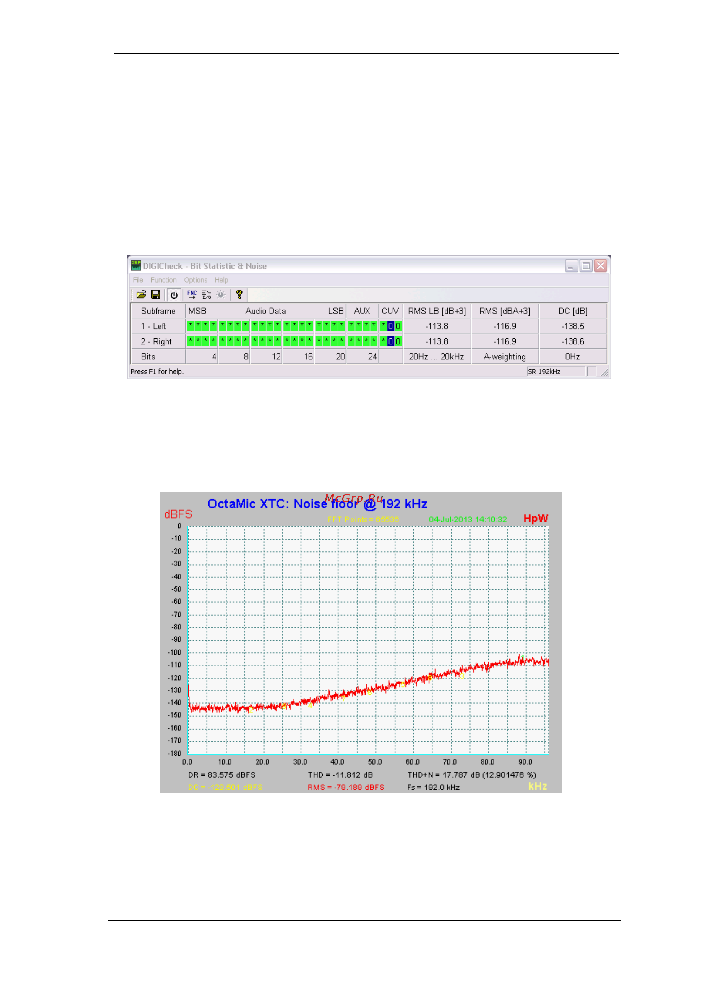 RME OCTAMIC XTC [55/62] Signal to noise ratio in ds qs operation