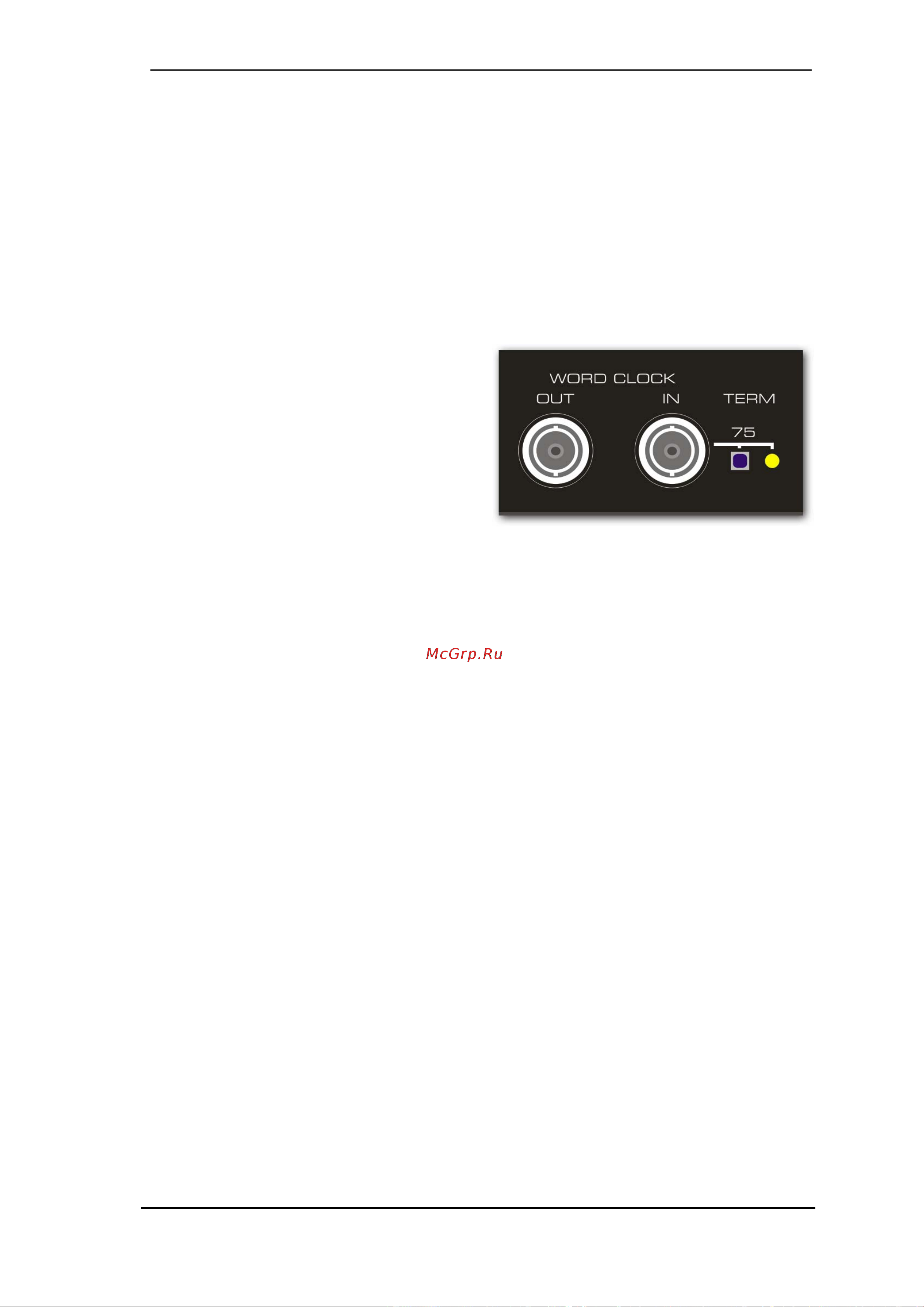 RME M-32 AD [25/57] Word clock