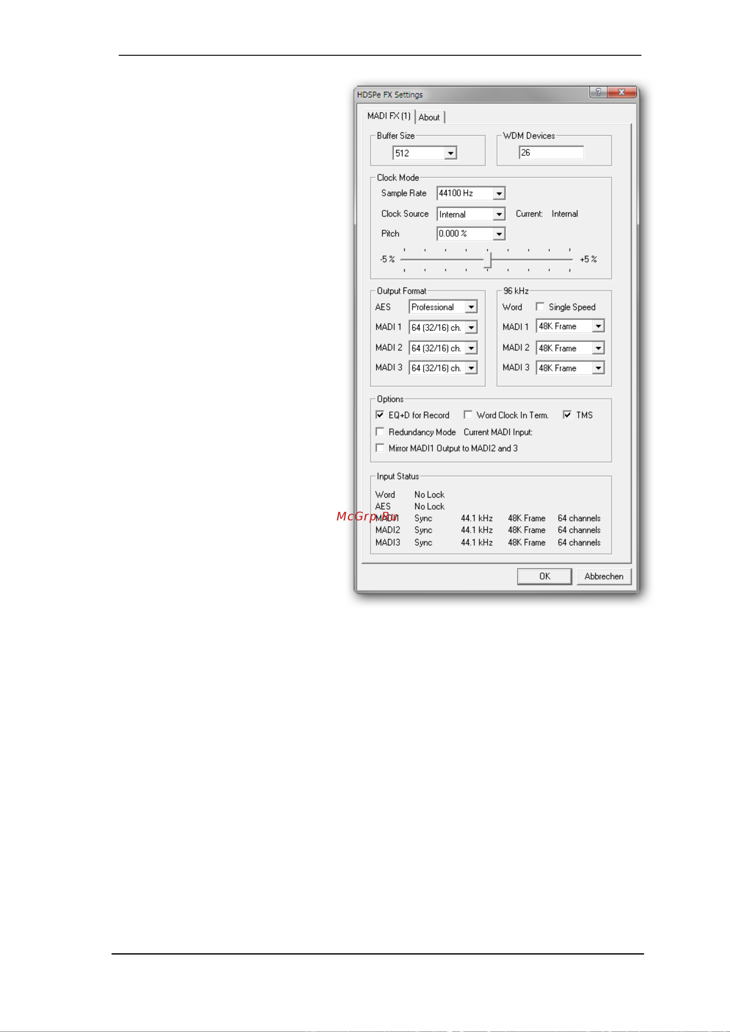 RME HDSPe MADI FX Руководство по эксплуатации онлайн [15/87] 776285