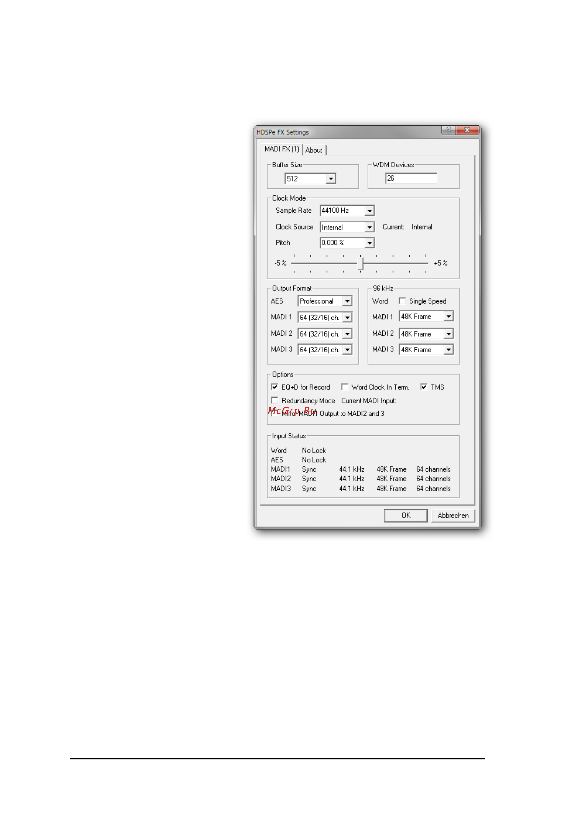 RME HDSPe MADI FX [22/87] Digital recording