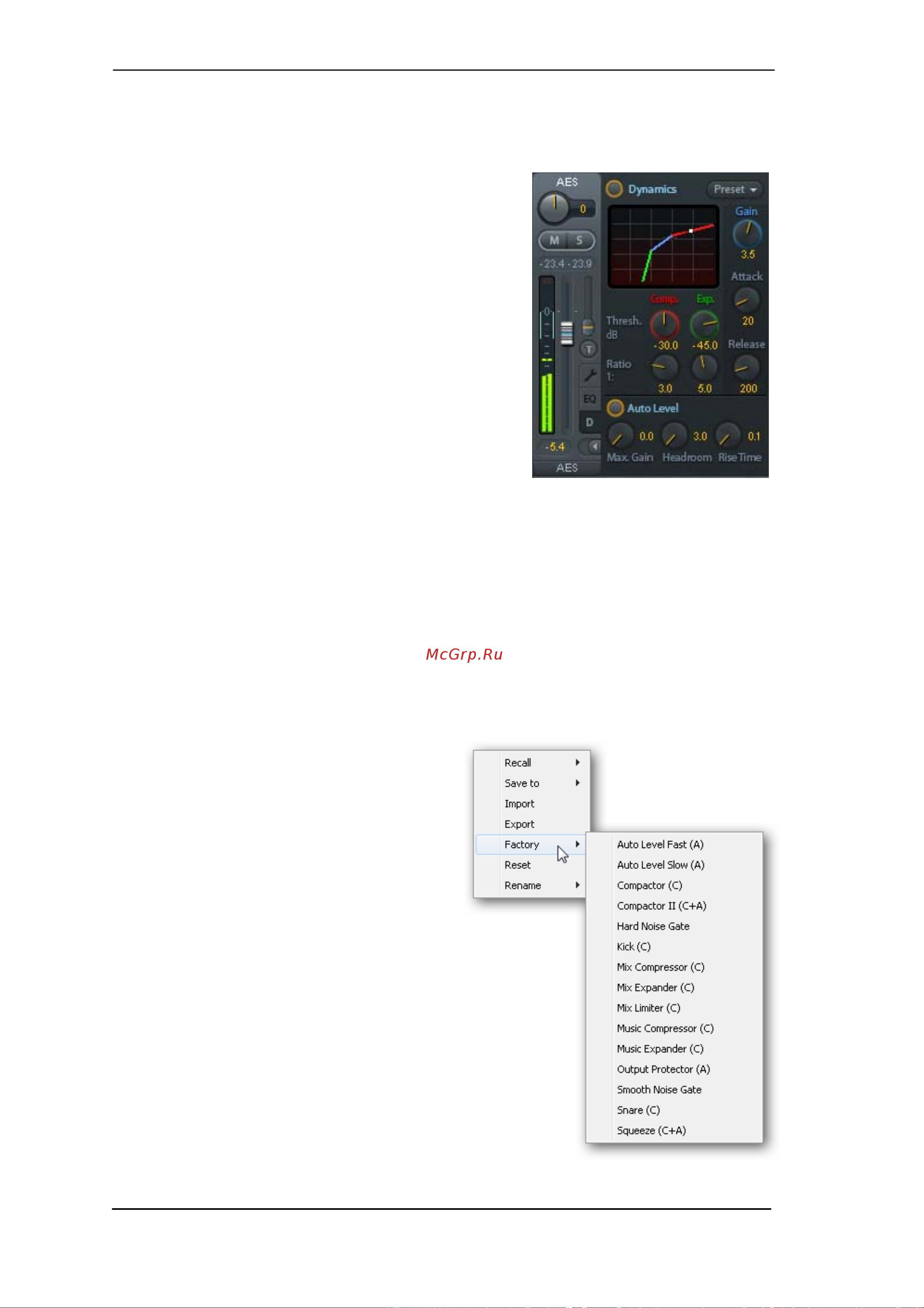 RME HDSPe MADI FX [50/87] Dynamics