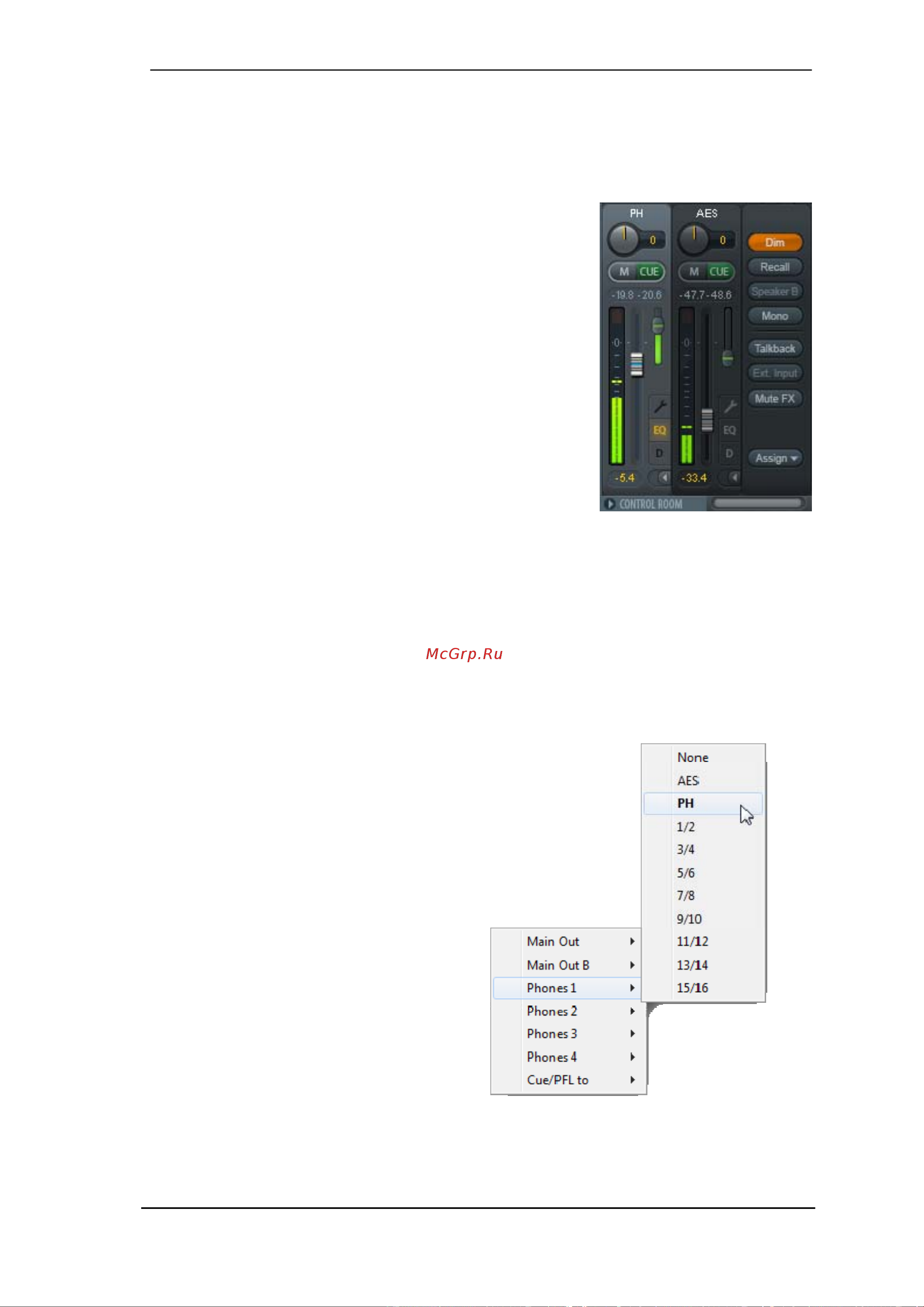 RME HDSPe MADI FX [51/87] Section control room