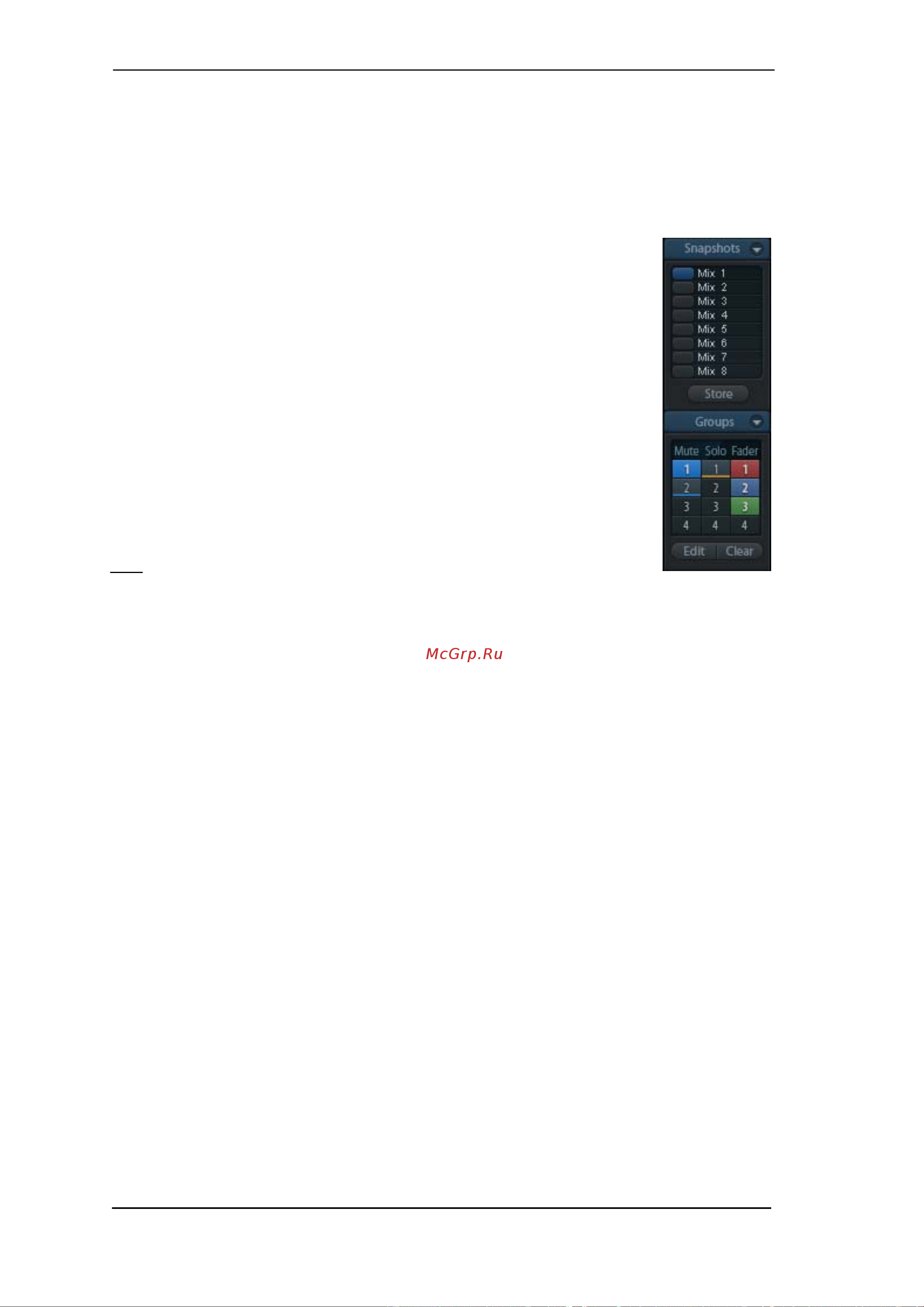 RME HDSPe MADI FX [54/87] Snapshots groups