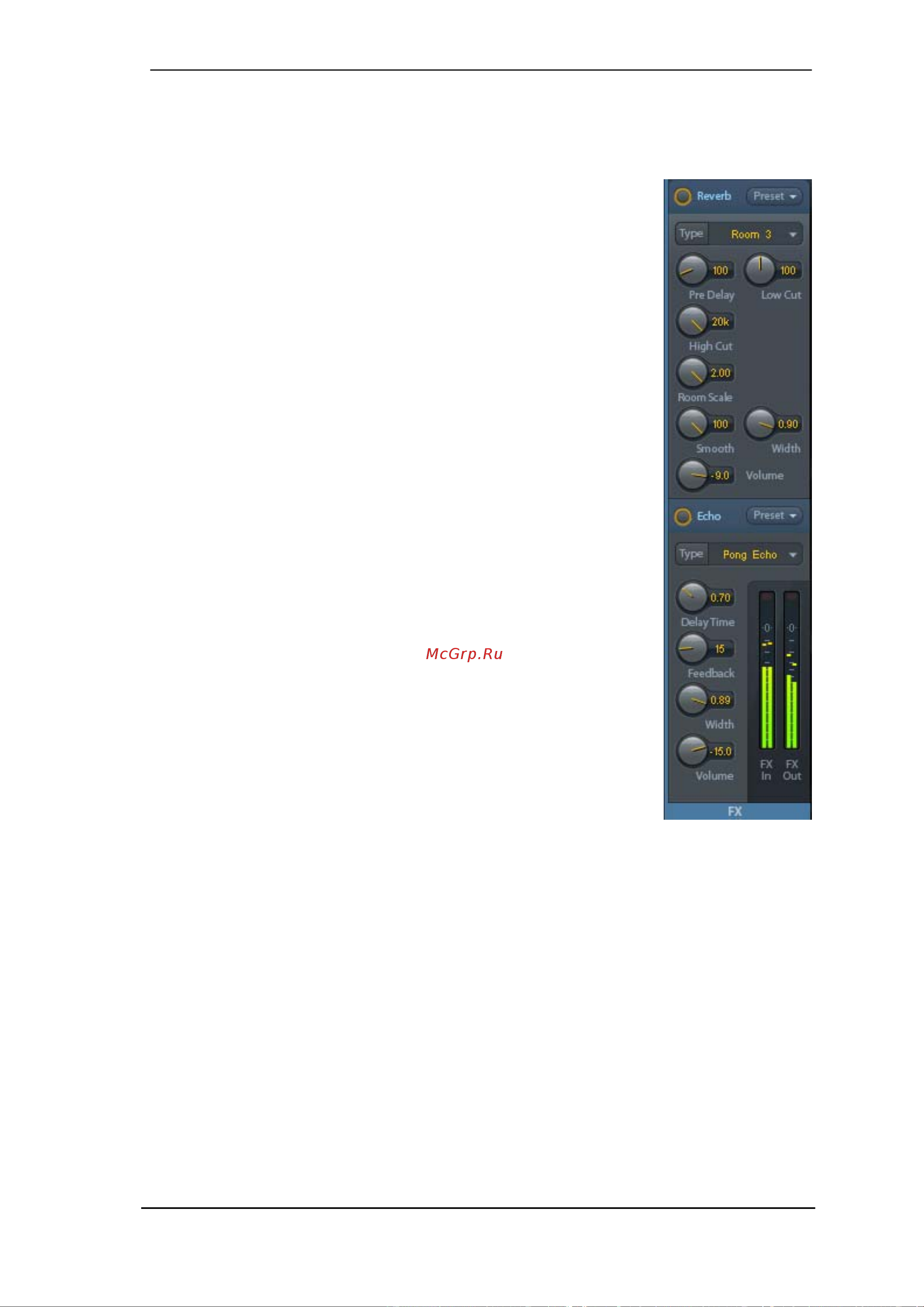 RME HDSPe MADI FX [57/87] Reverb and echo