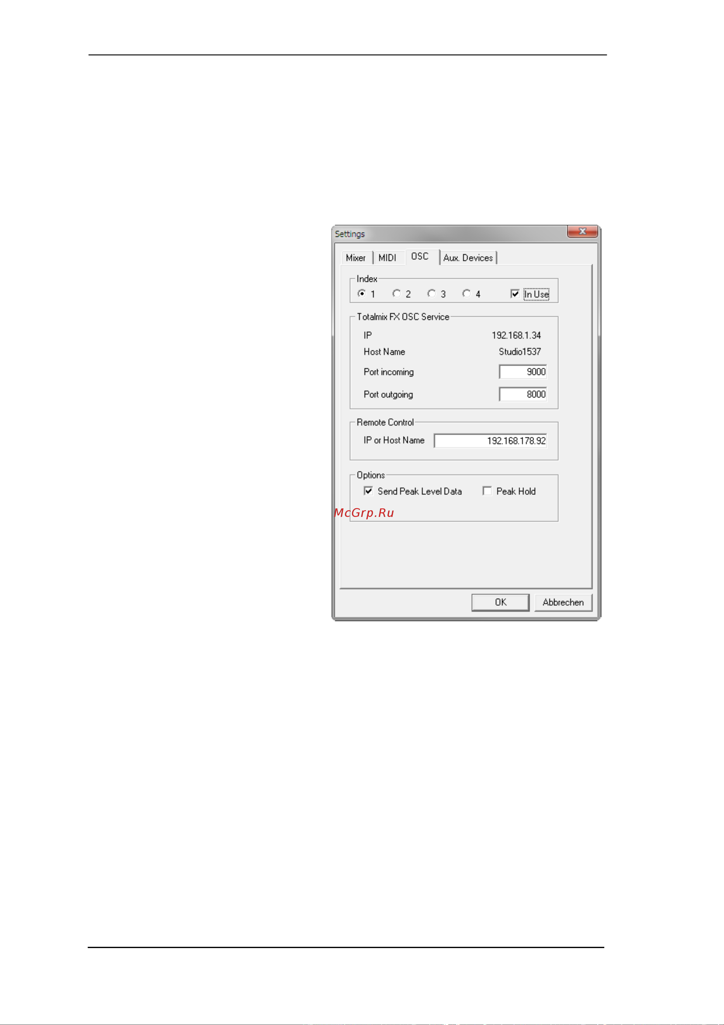 RME HDSPe MADI FX [64/87] Osc page