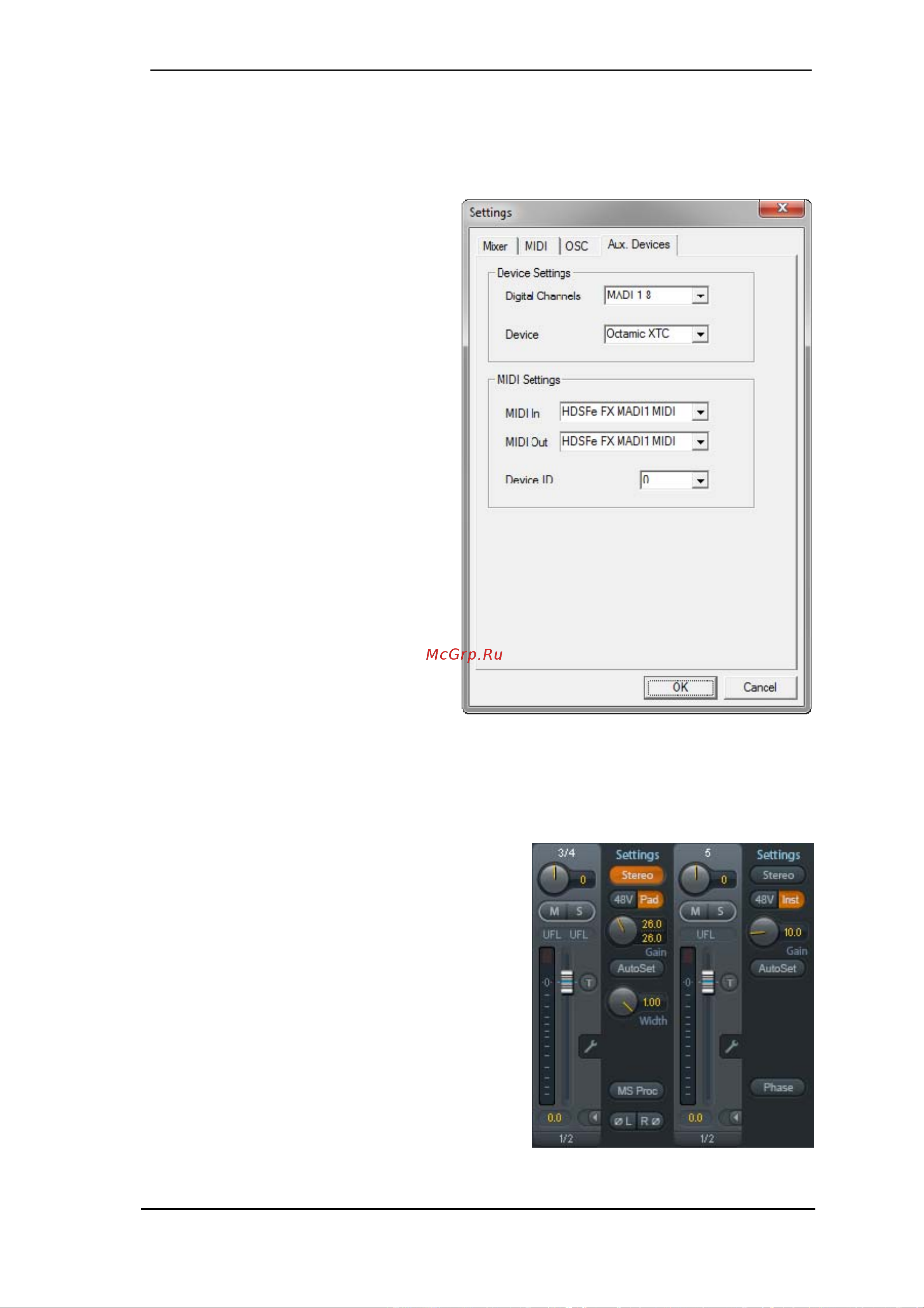 RME HDSPe MADI FX [65/87] Aux devices
