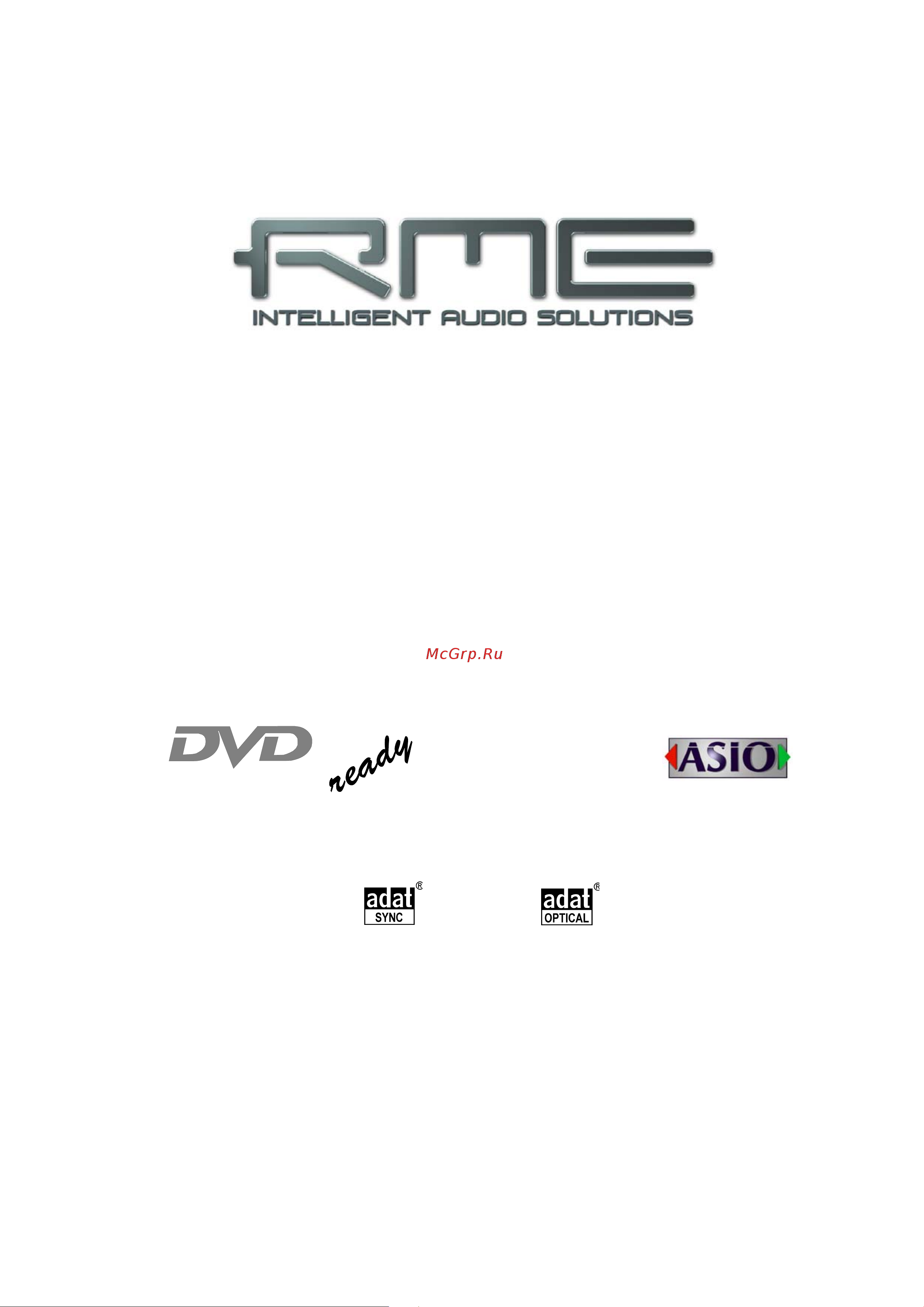 RME HDSP 9652 Руководство по эксплуатации онлайн