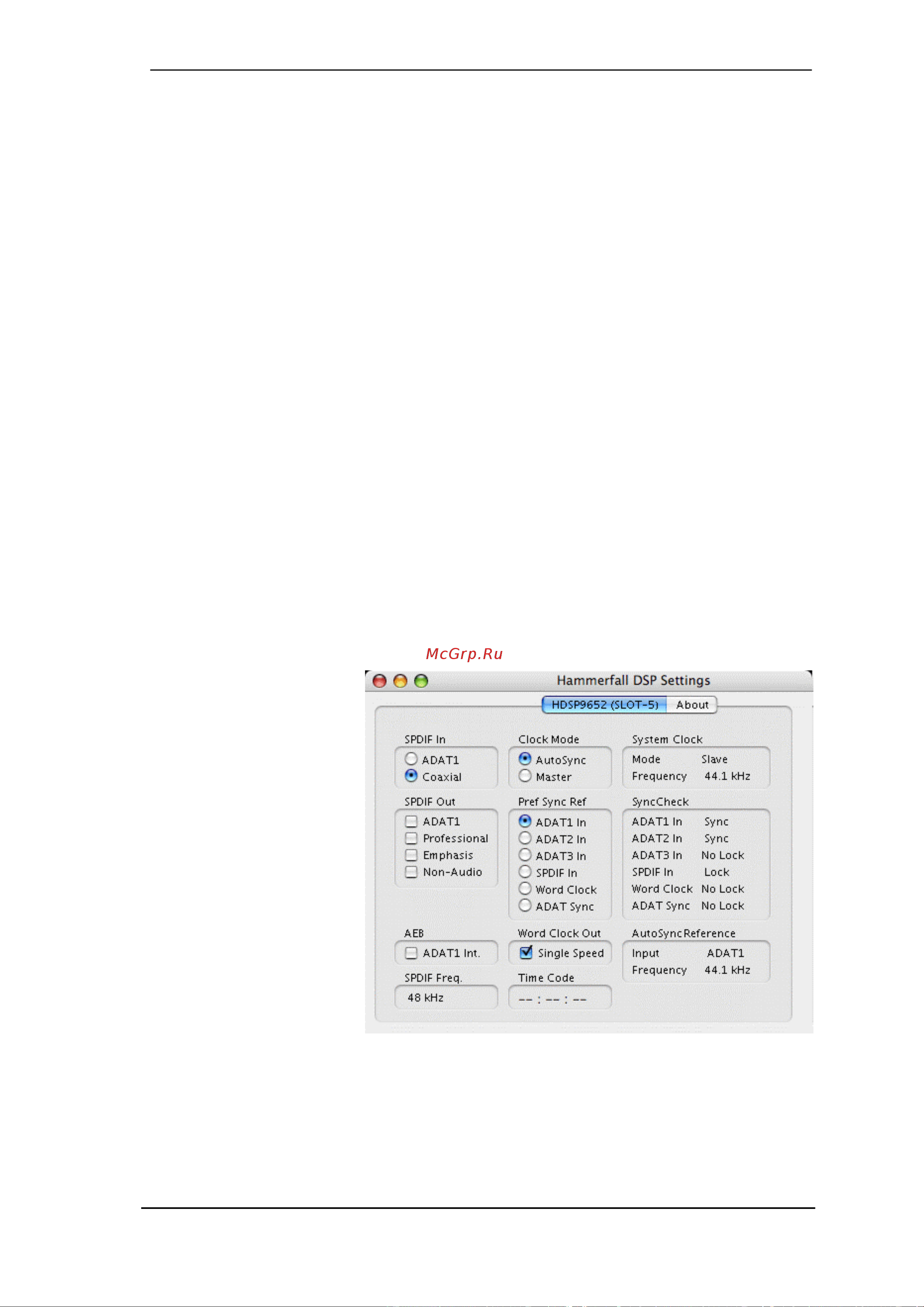 RME HDSP 9652 [31/75] Configuring the hdsp 9652