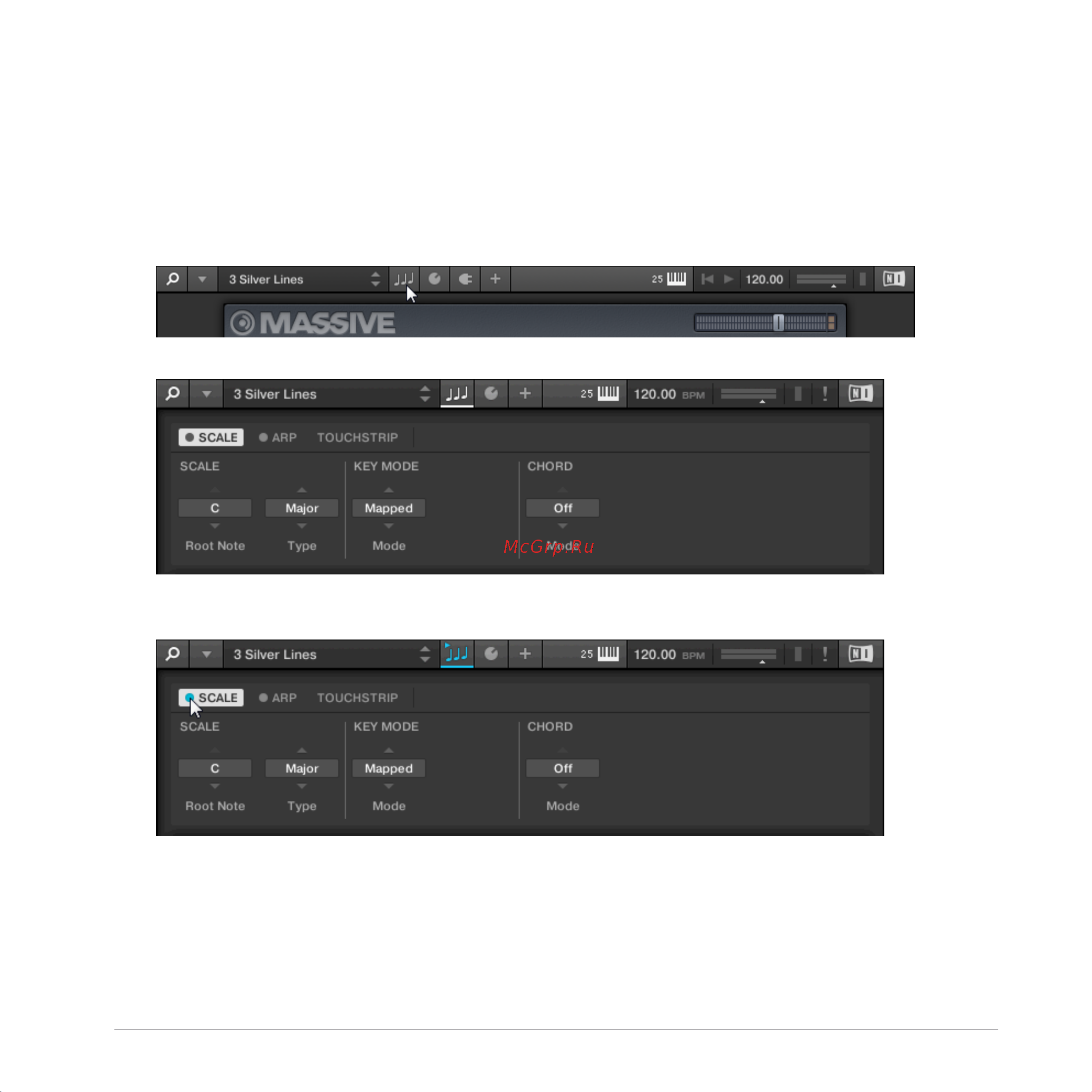 Native Instruments Komplete Kontrol A25 [107/183] Activating the scale engine