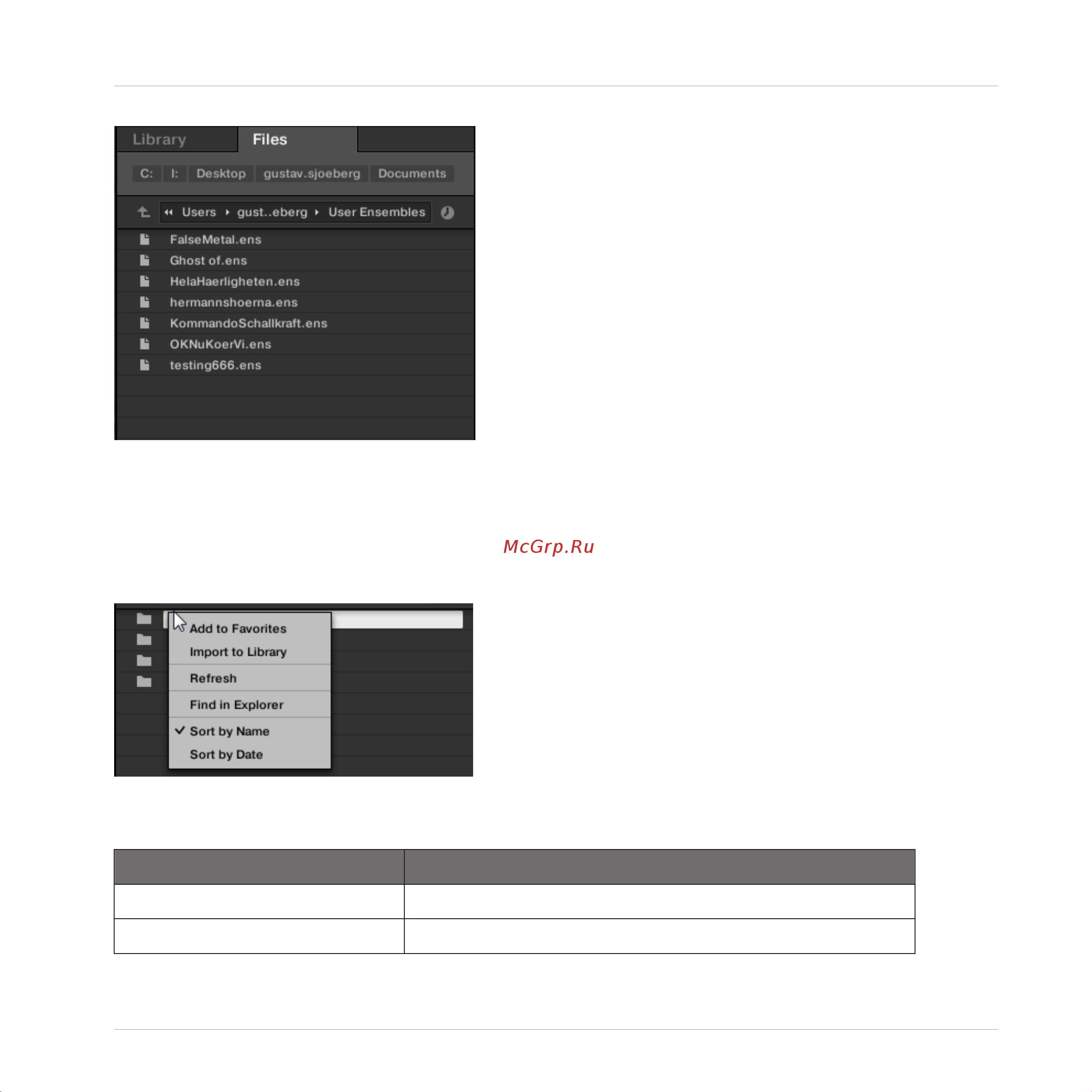 Native Instruments Komplete Kontrol A25 [149/183] Additional results list features list in the files pane