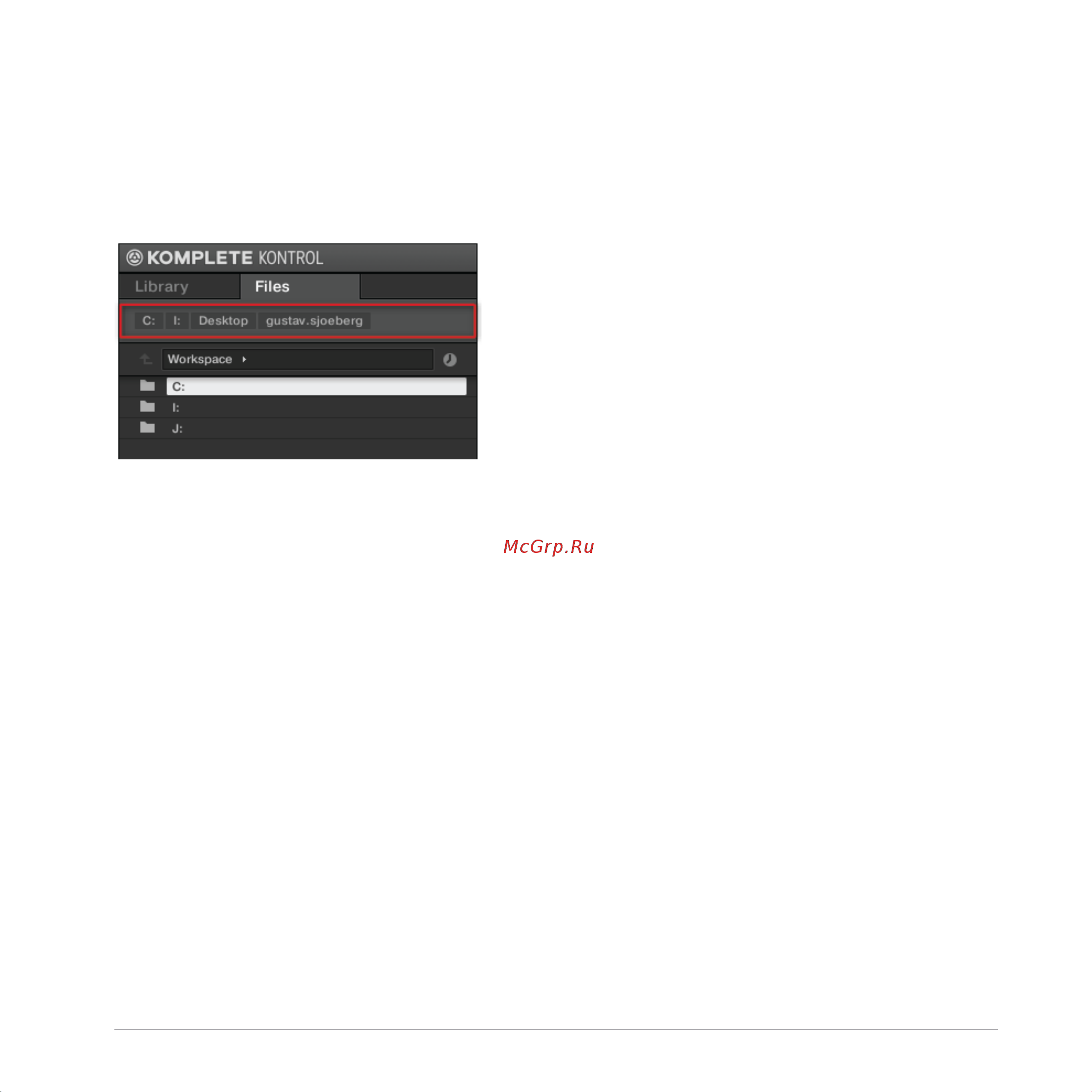 Native Instruments Komplete Kontrol A25 [152/183] Working with file location favorites