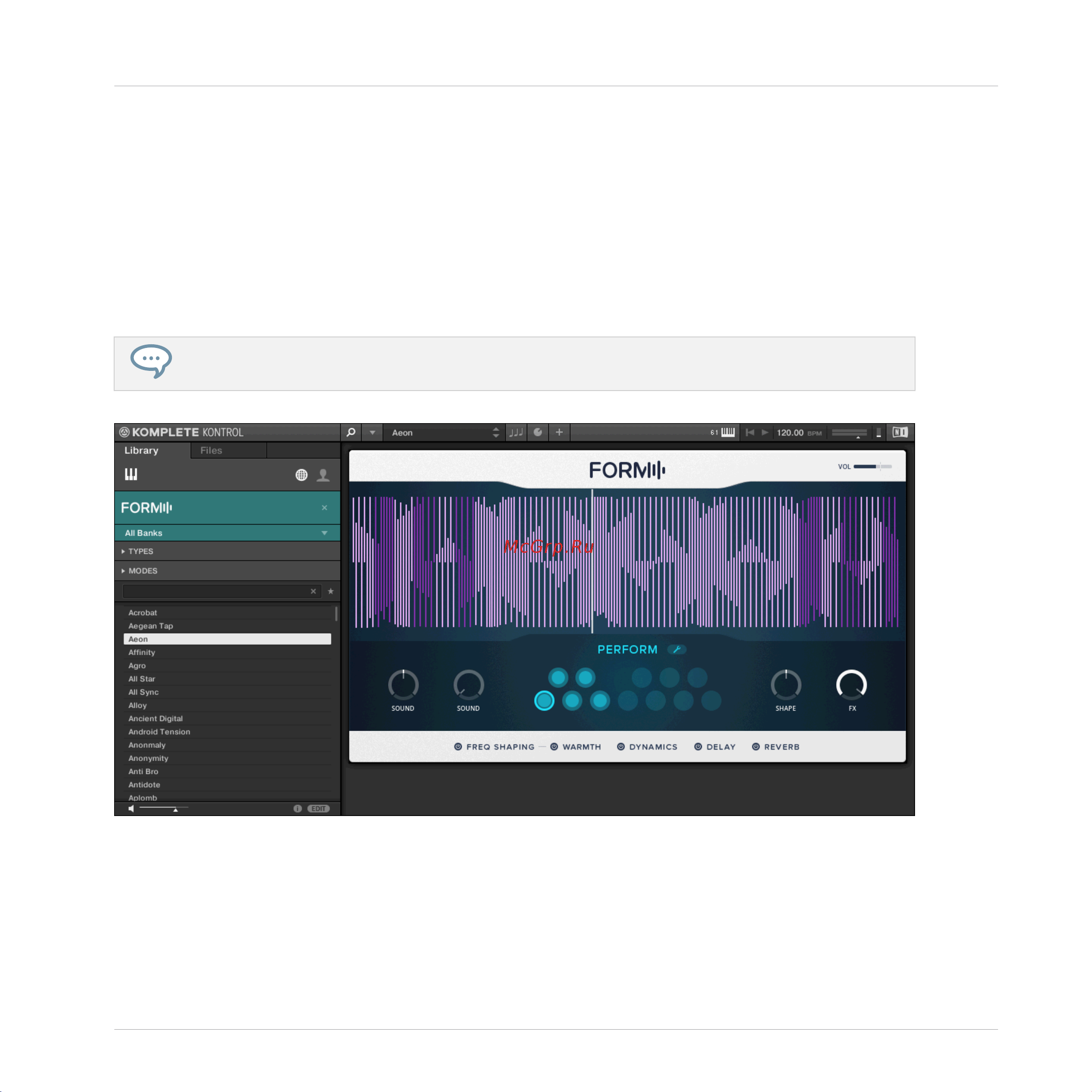 Native Instruments Komplete Kontrol A25 [35/183] Plug in area