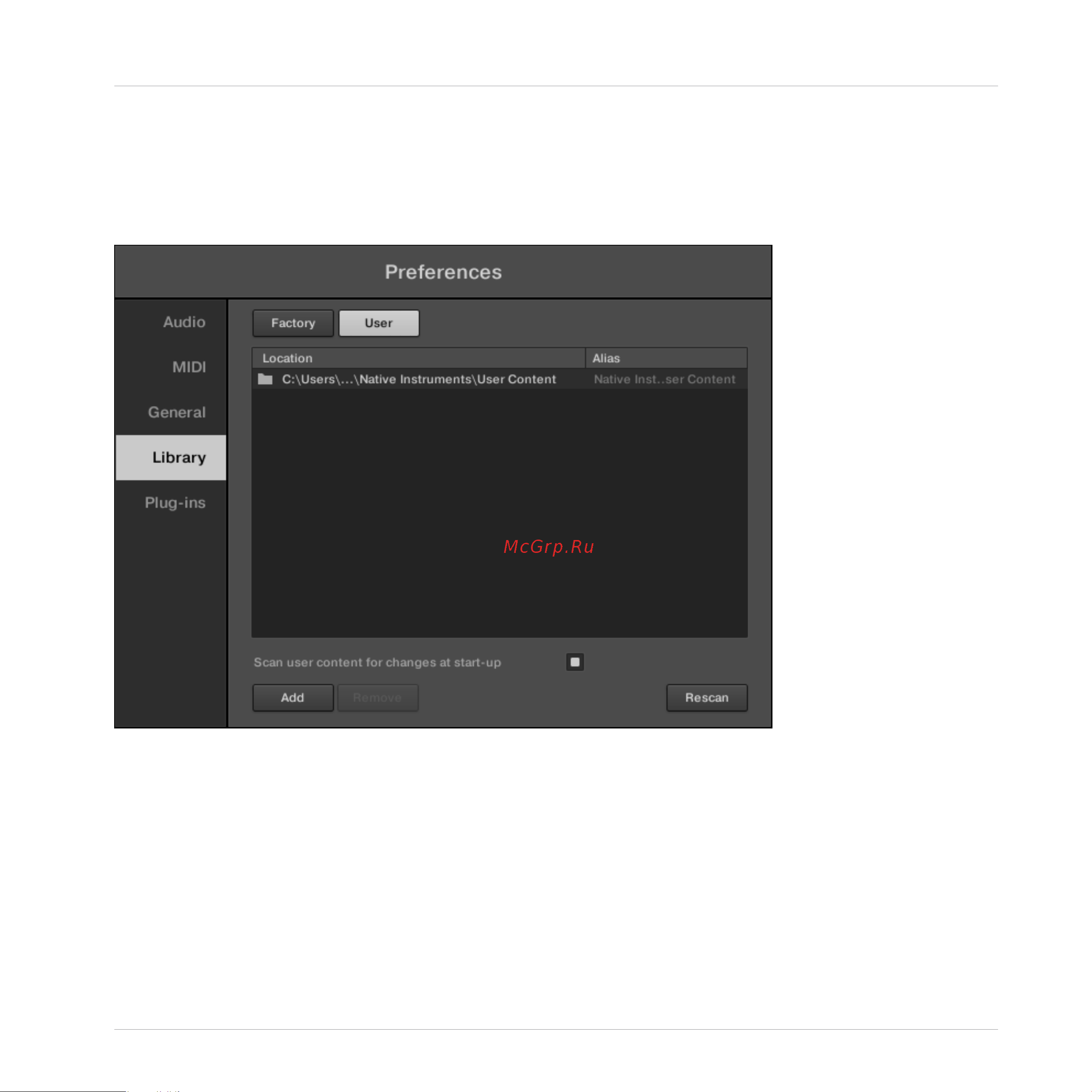 Native Instruments Komplete Kontrol A25 [60/183] User pane