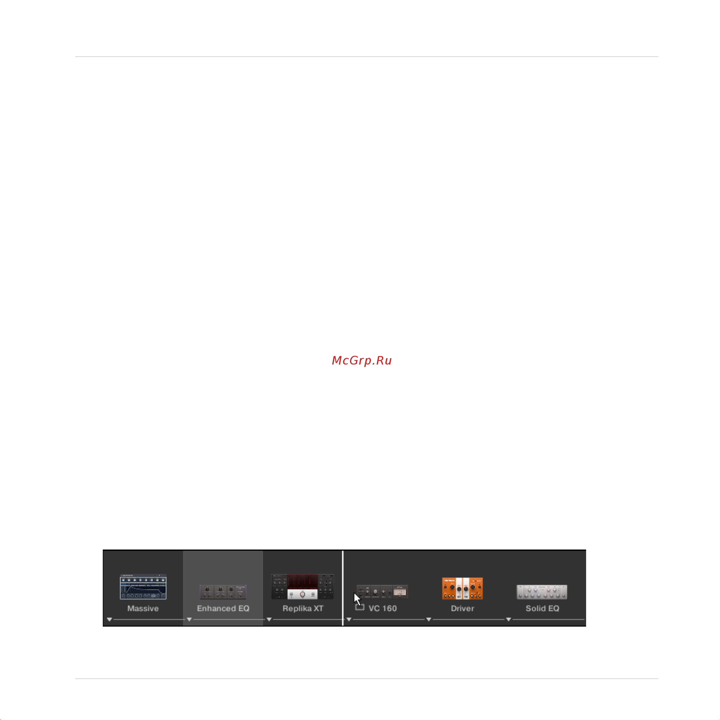 Native Instruments Komplete Kontrol A25 [97/183] Selecting plug in slots