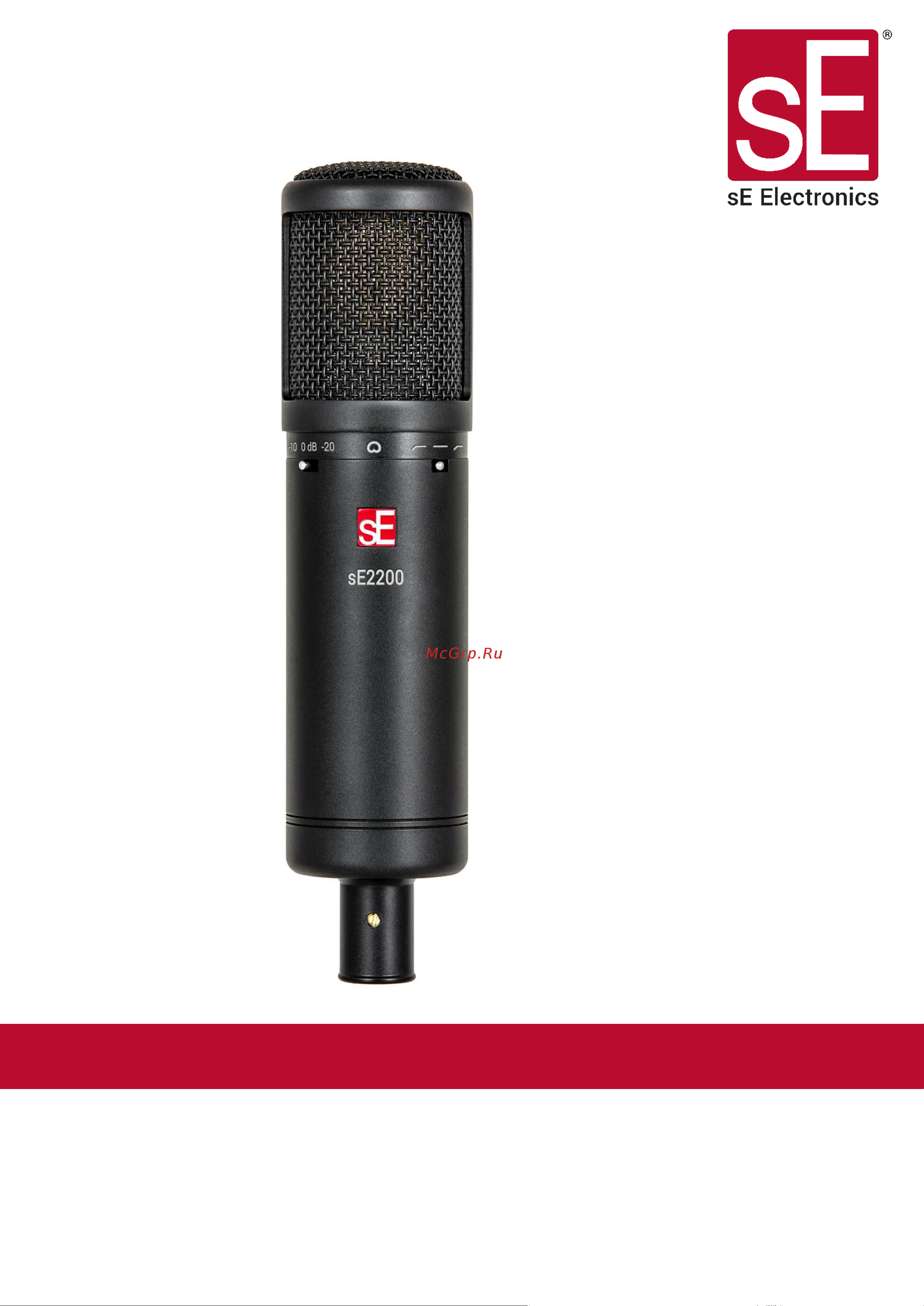 Se Electronics SE 2200 Руководство по эксплуатации онлайн