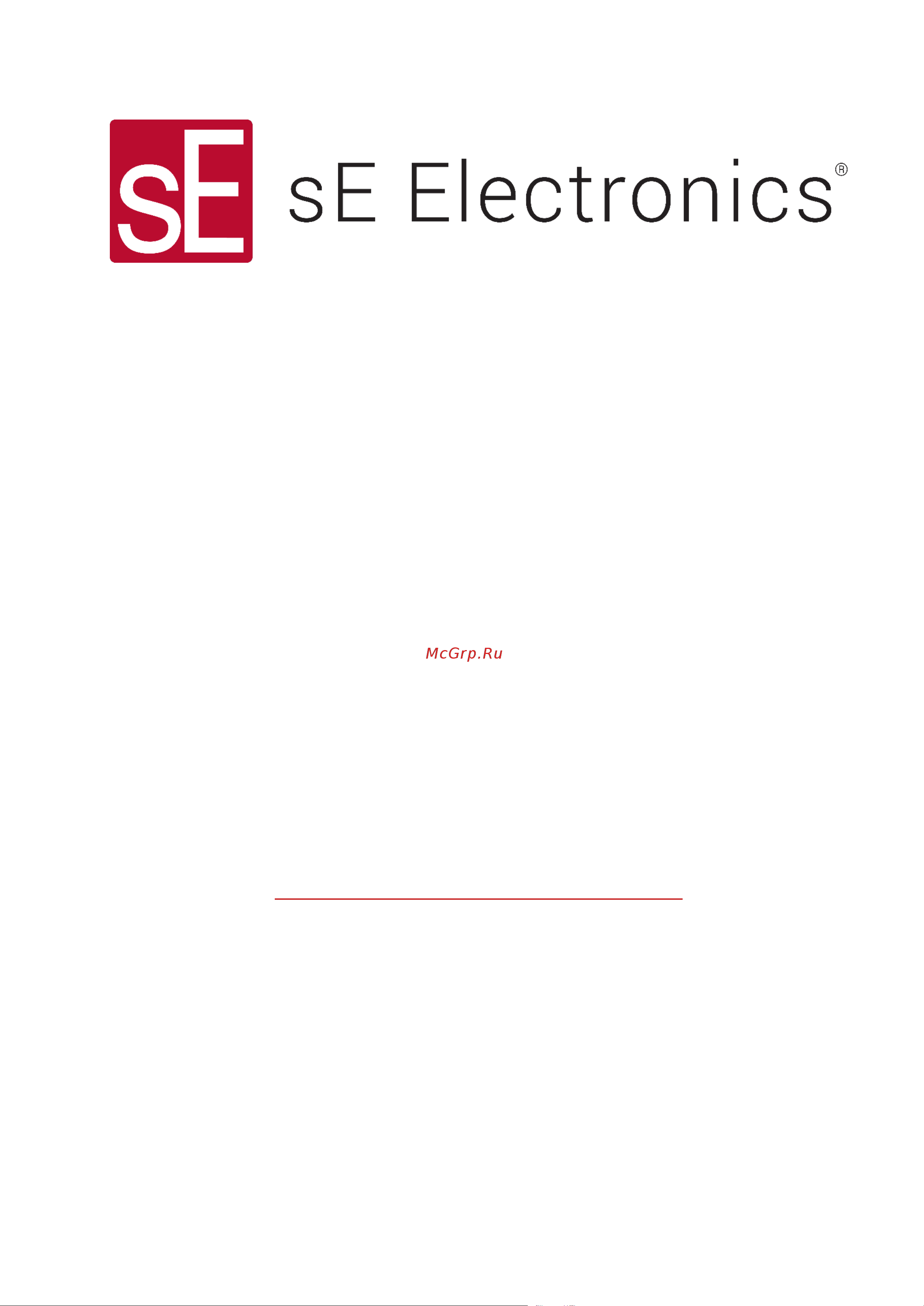 Se Electronics SE 2200 [5/5] Важно