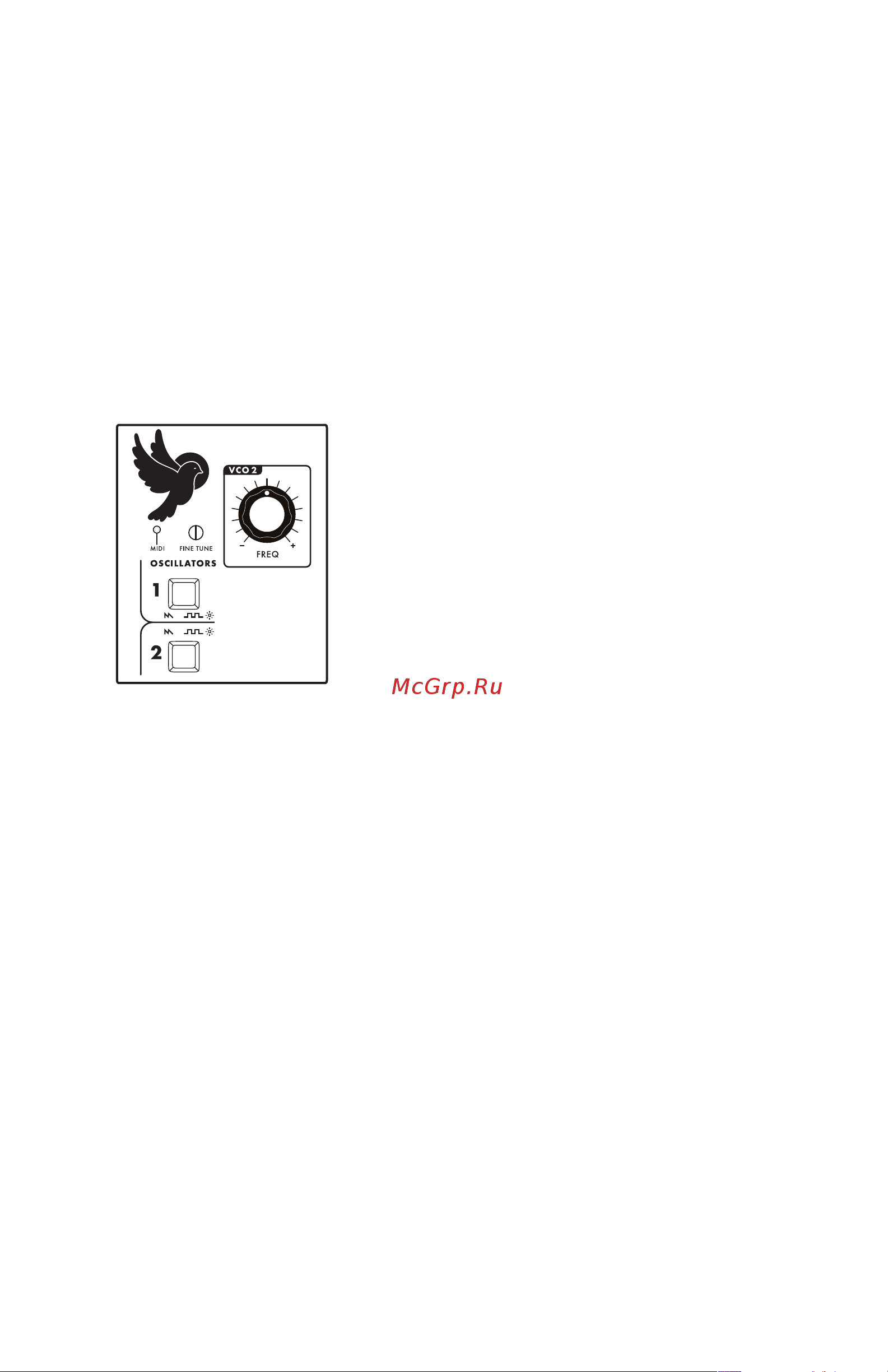 MOOG Sirin [11/30] Basic operation