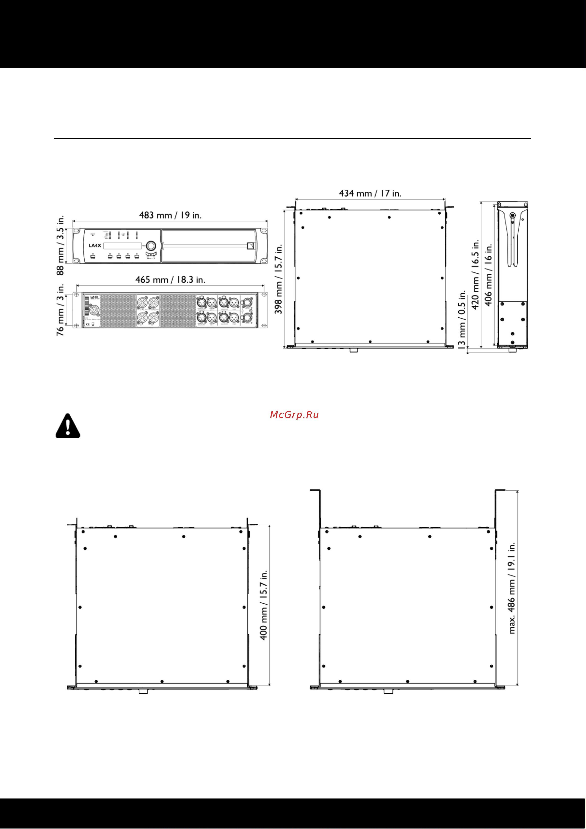 L-ACOUSTICS LA4X [14/47] La4x amplified controller