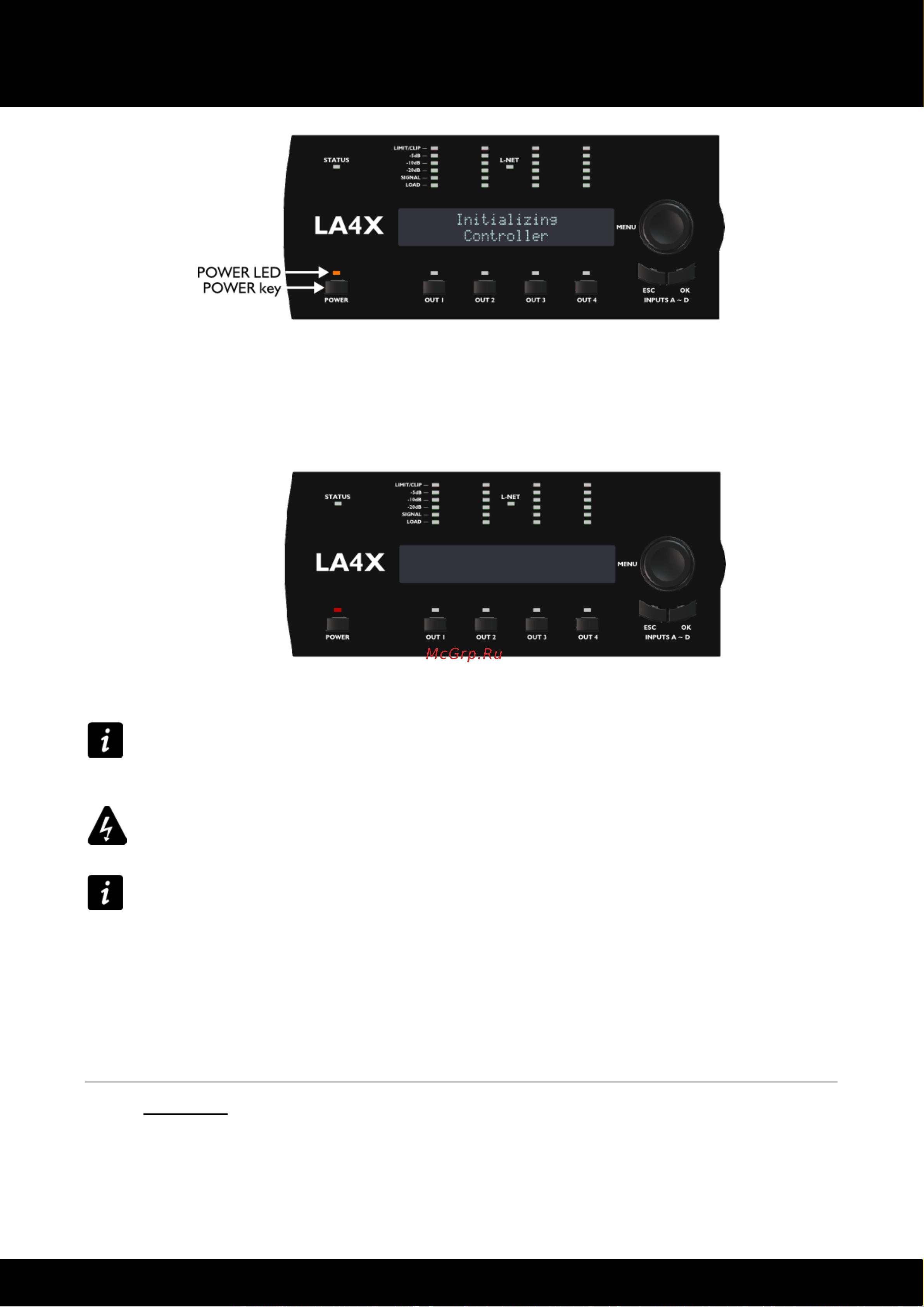 L-ACOUSTICS LA4X [22/47] La4x amplified controller