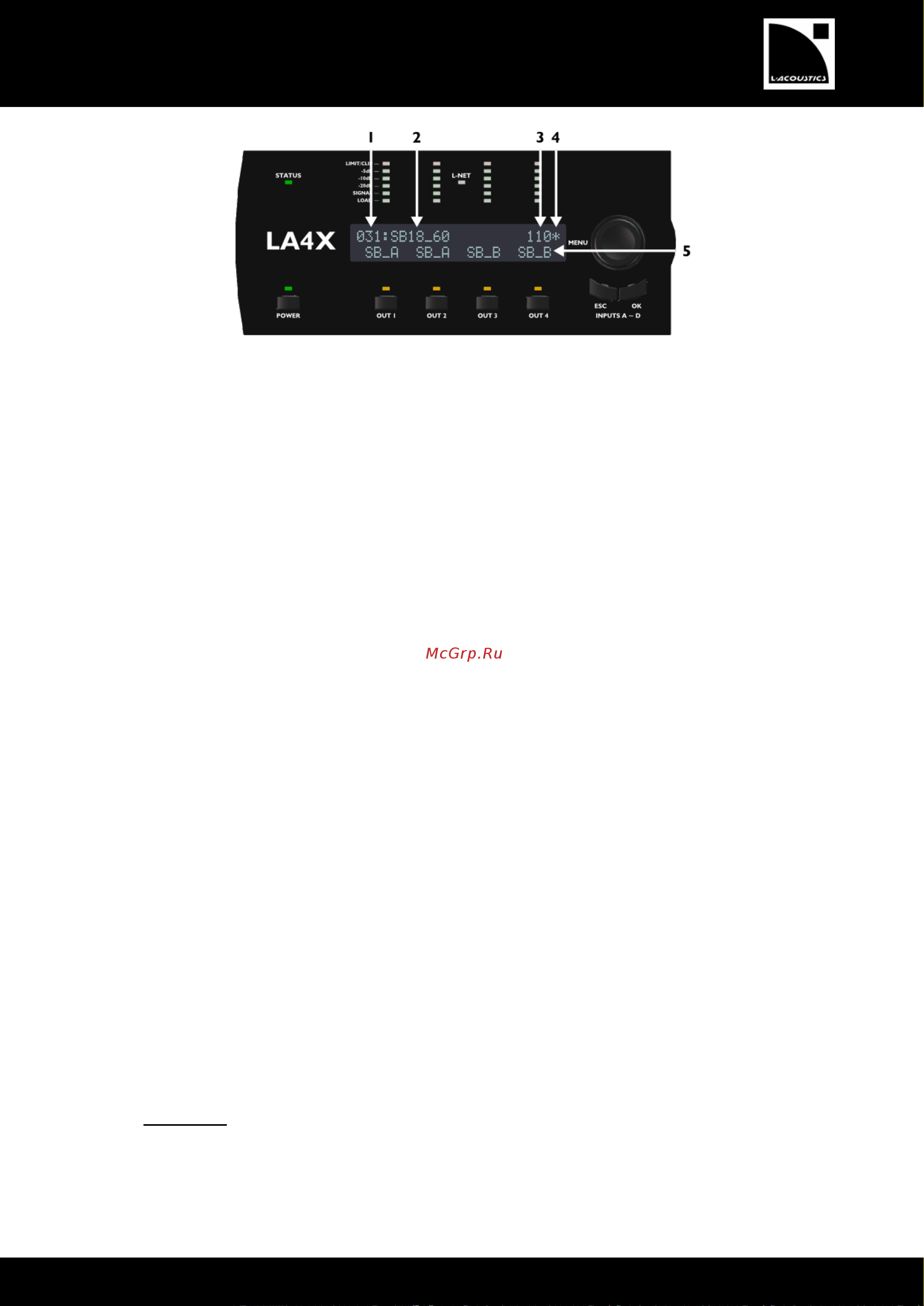 L-ACOUSTICS LA4X Руководство по эксплуатации онлайн [23/47] 776315