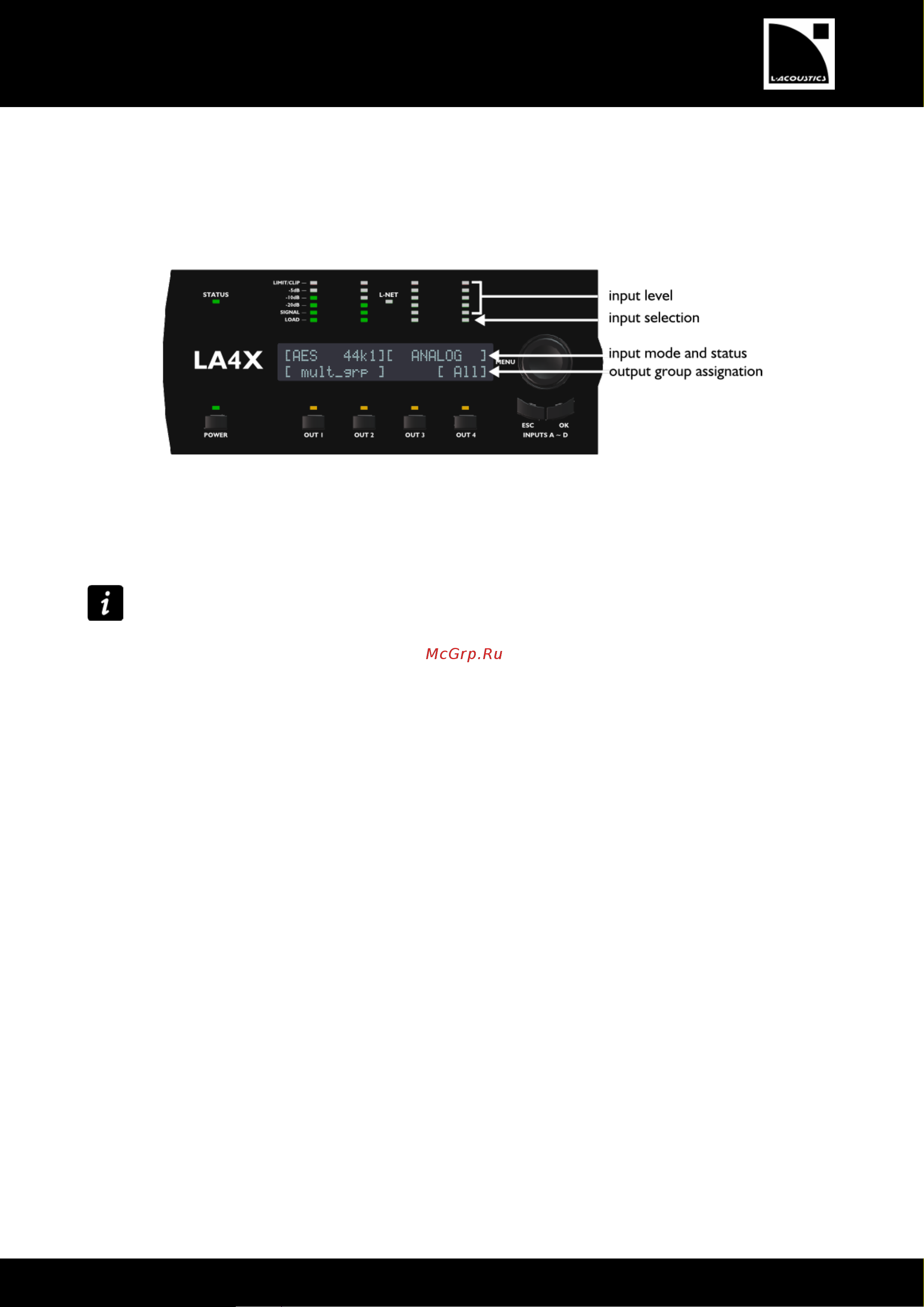L-ACOUSTICS LA4X Руководство по эксплуатации онлайн [27/47] 776315